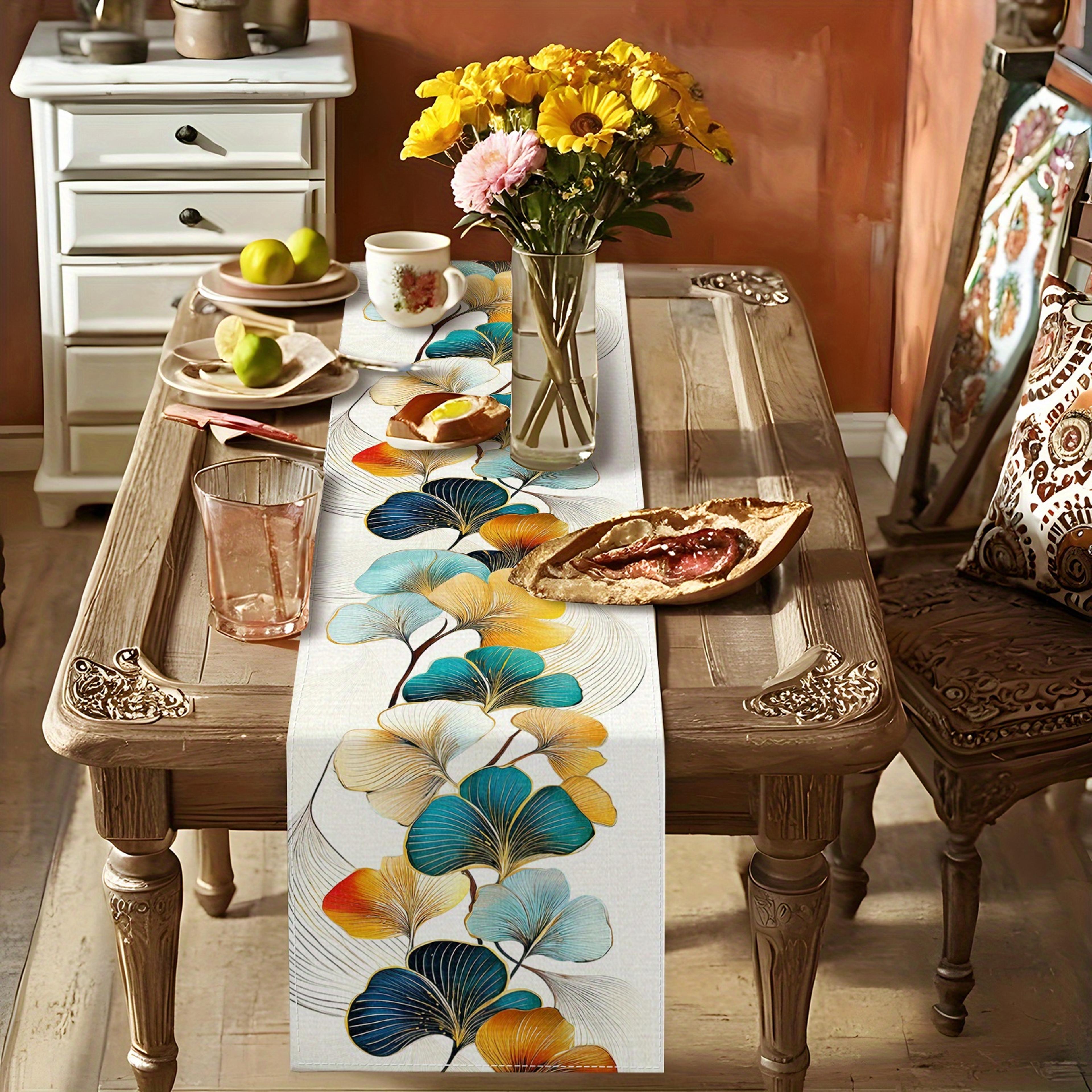elegant decorative tablecloth for home, kitchen & parties
