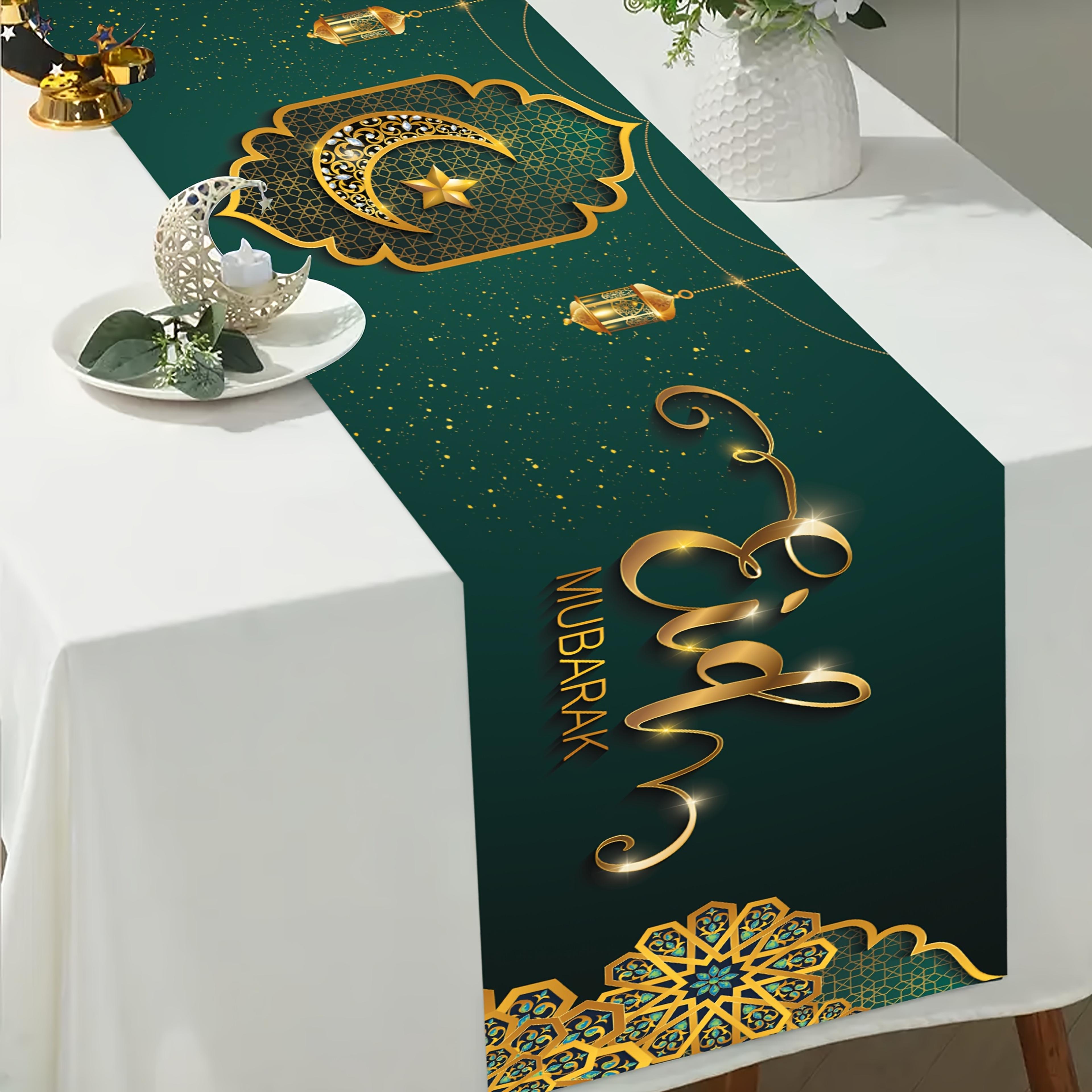 premium ramadan table runner for eid al fitr elegant eid table decor & festive dining accent