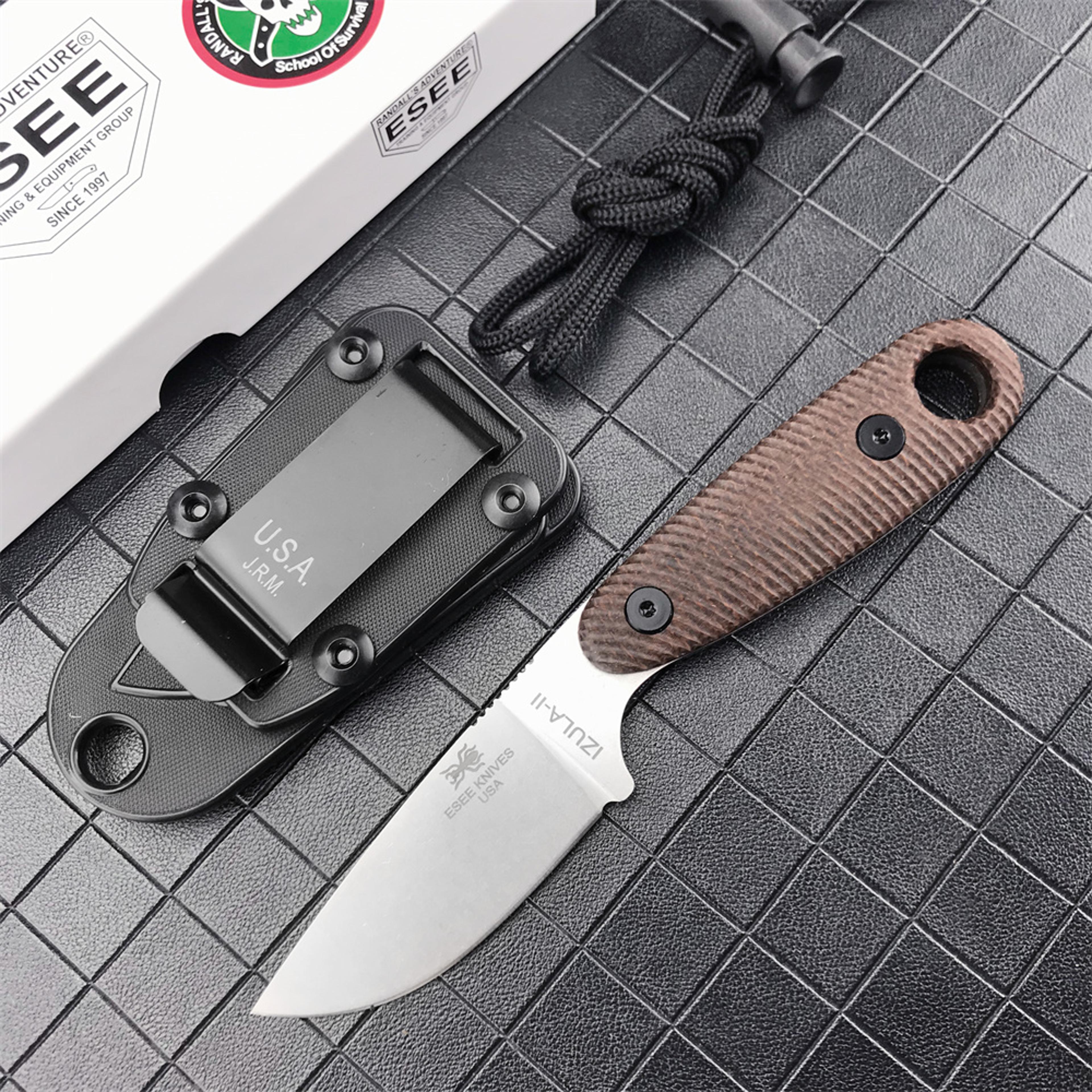 premium jungle survival fixed blade hunting knife durable steel with handle