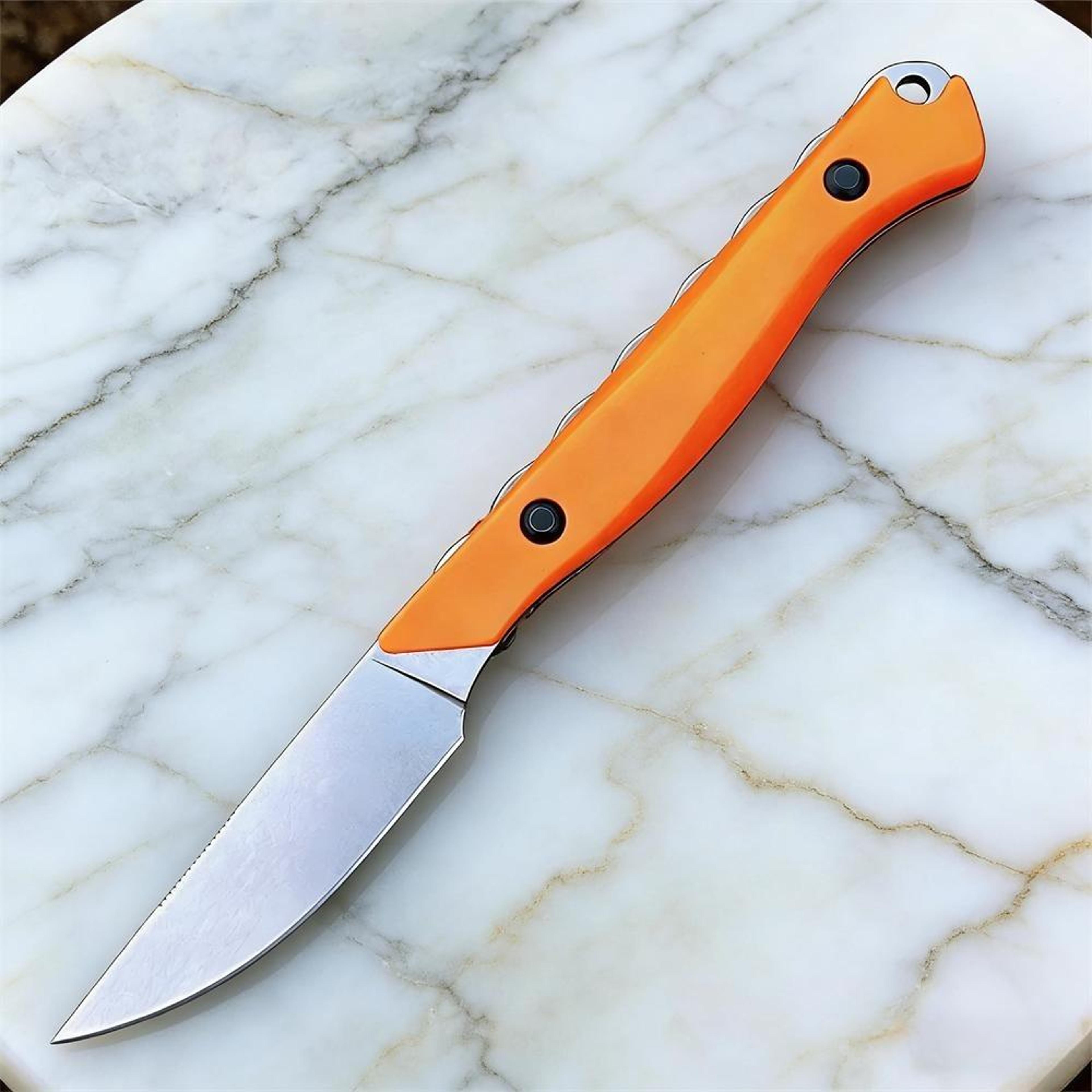 flyway full tang fixed blade knife with steel and kydex sheath