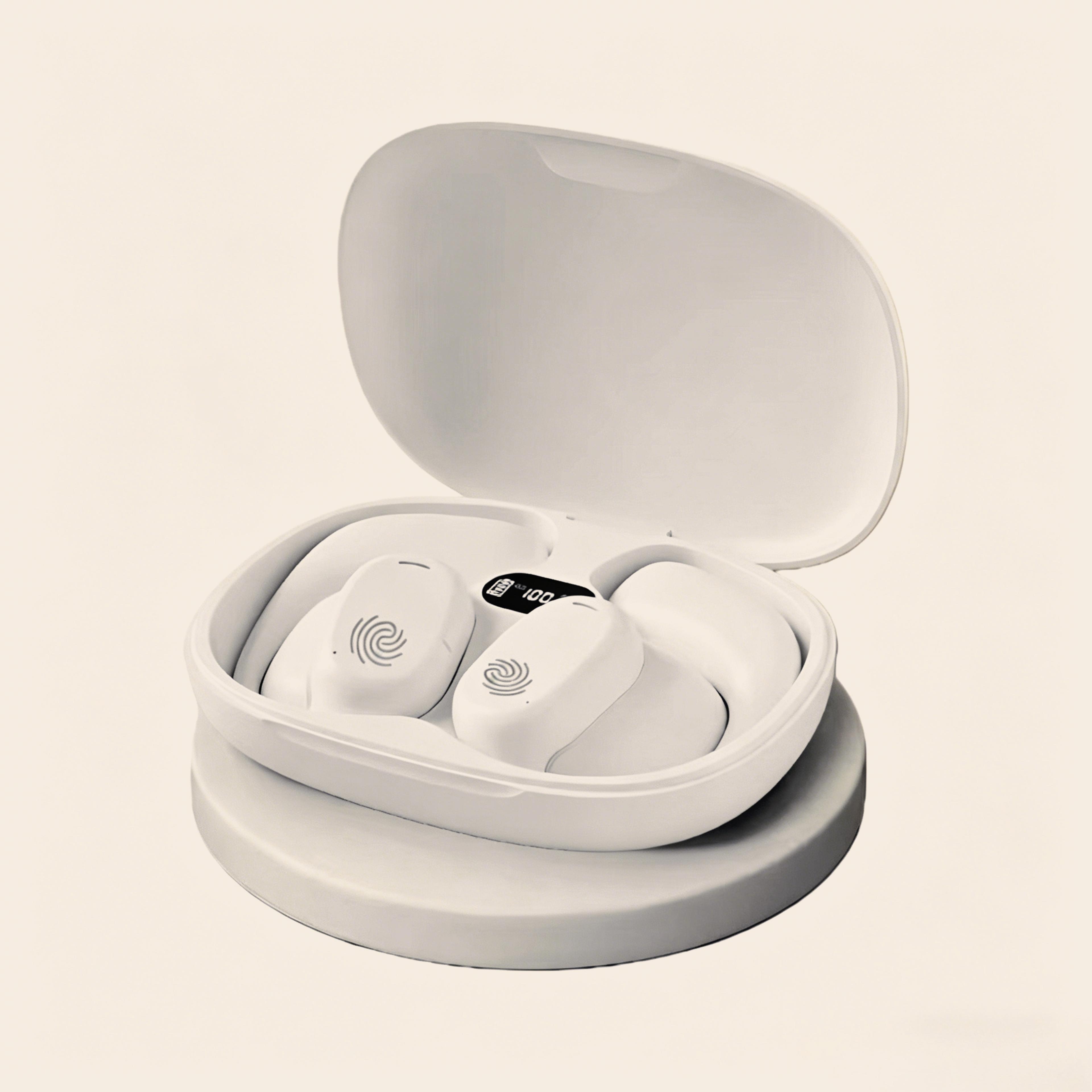 open ear bone conduction bluetooth sport earbuds with waterproof long battery design