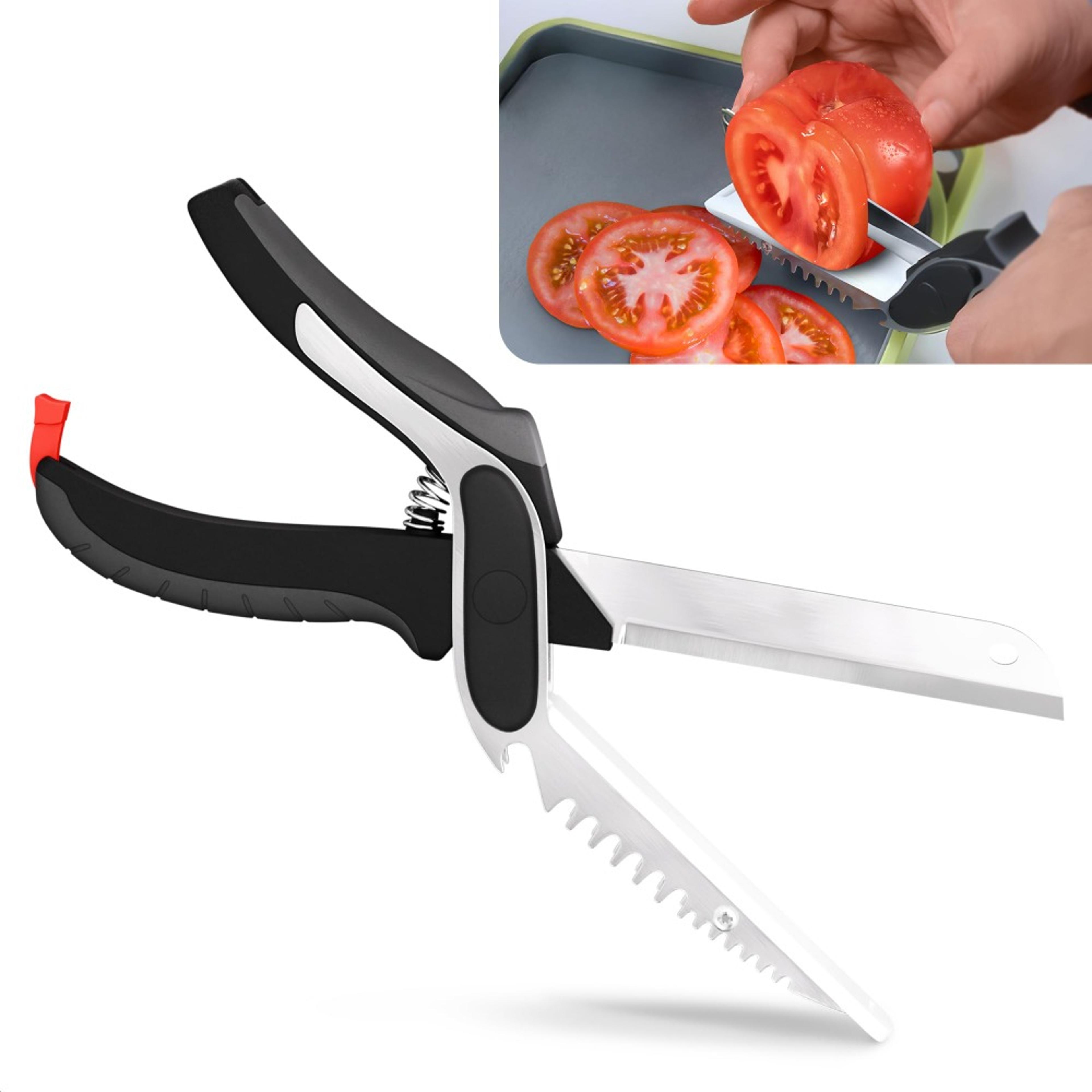 kitchen scissors & cutting board multifunction food prep shears