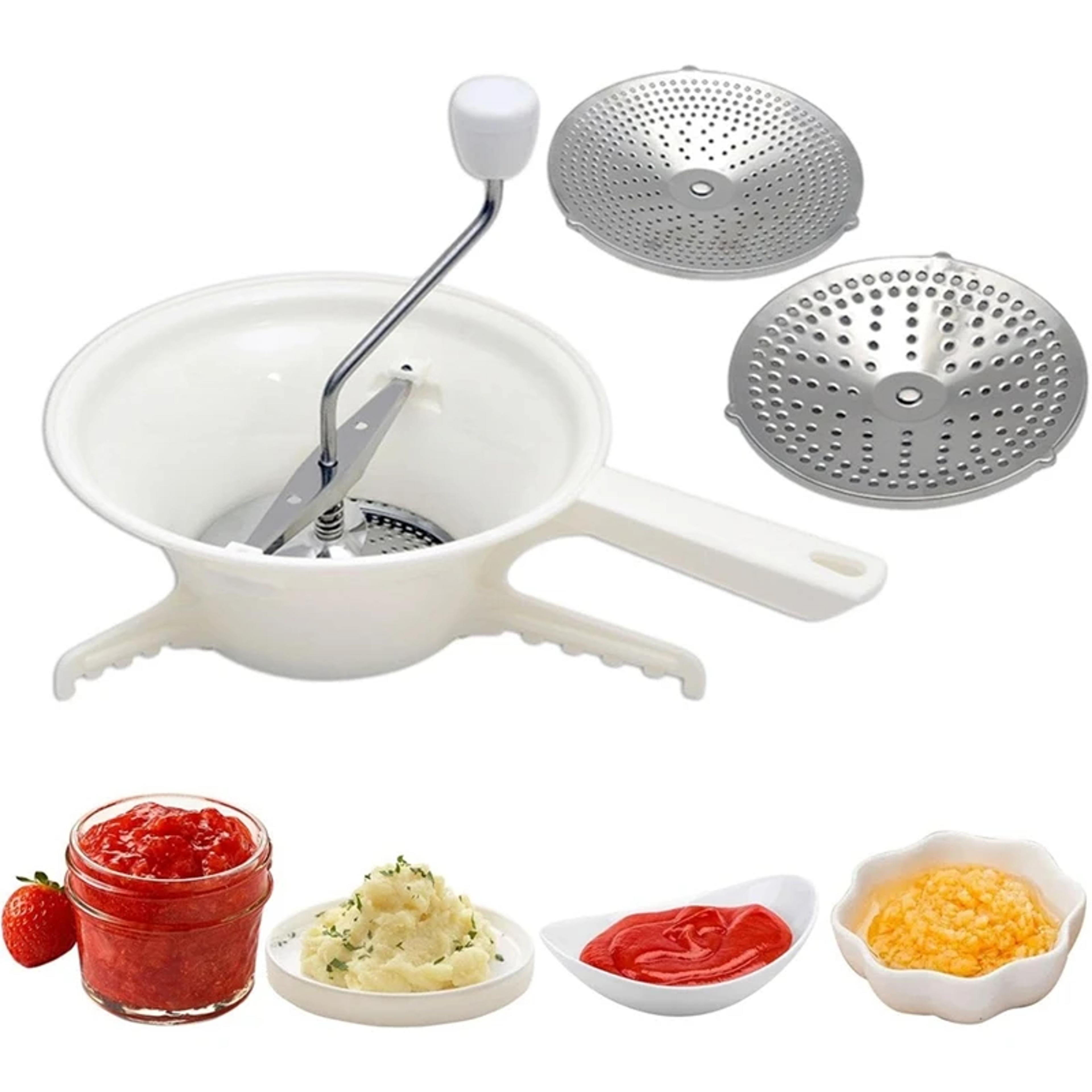 premium hand cranked food mill & manual food mill with fruit, vegetable & hand cranked food grinder