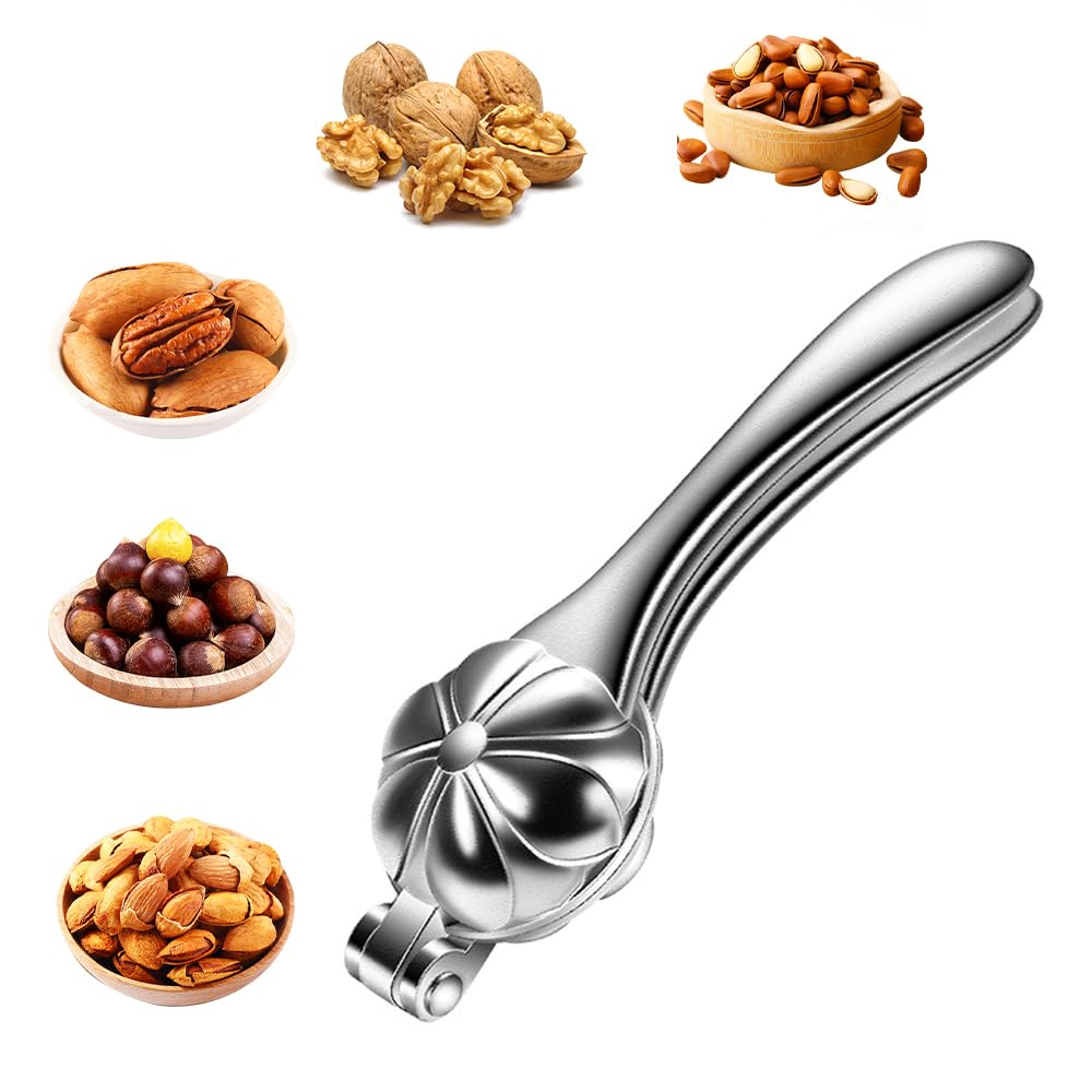 easy press chestnut cracker and nut cracker tool for walnuts, pecans and chestnuts
