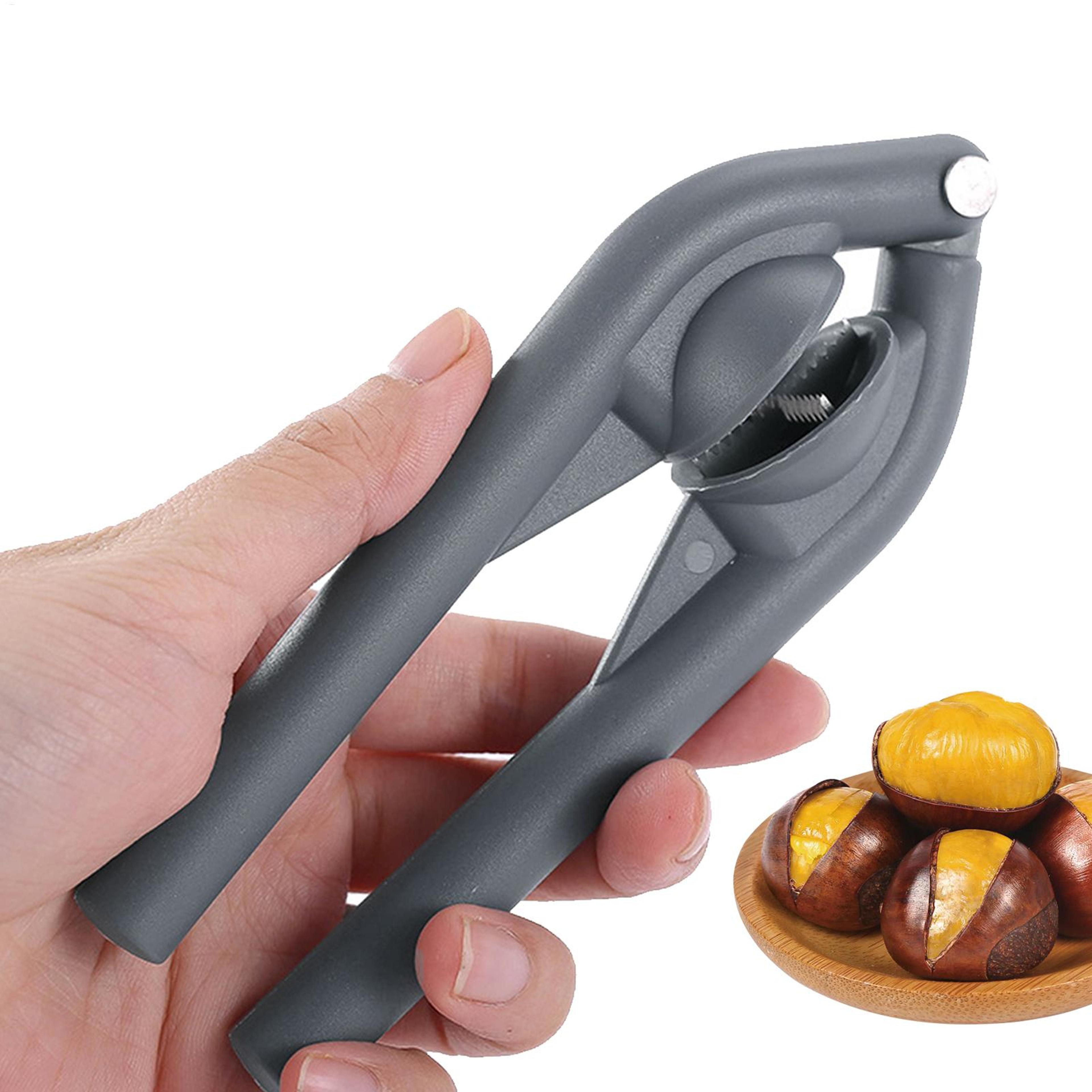 easy grip chestnut cutter and manual nut sheller kitchen gadget