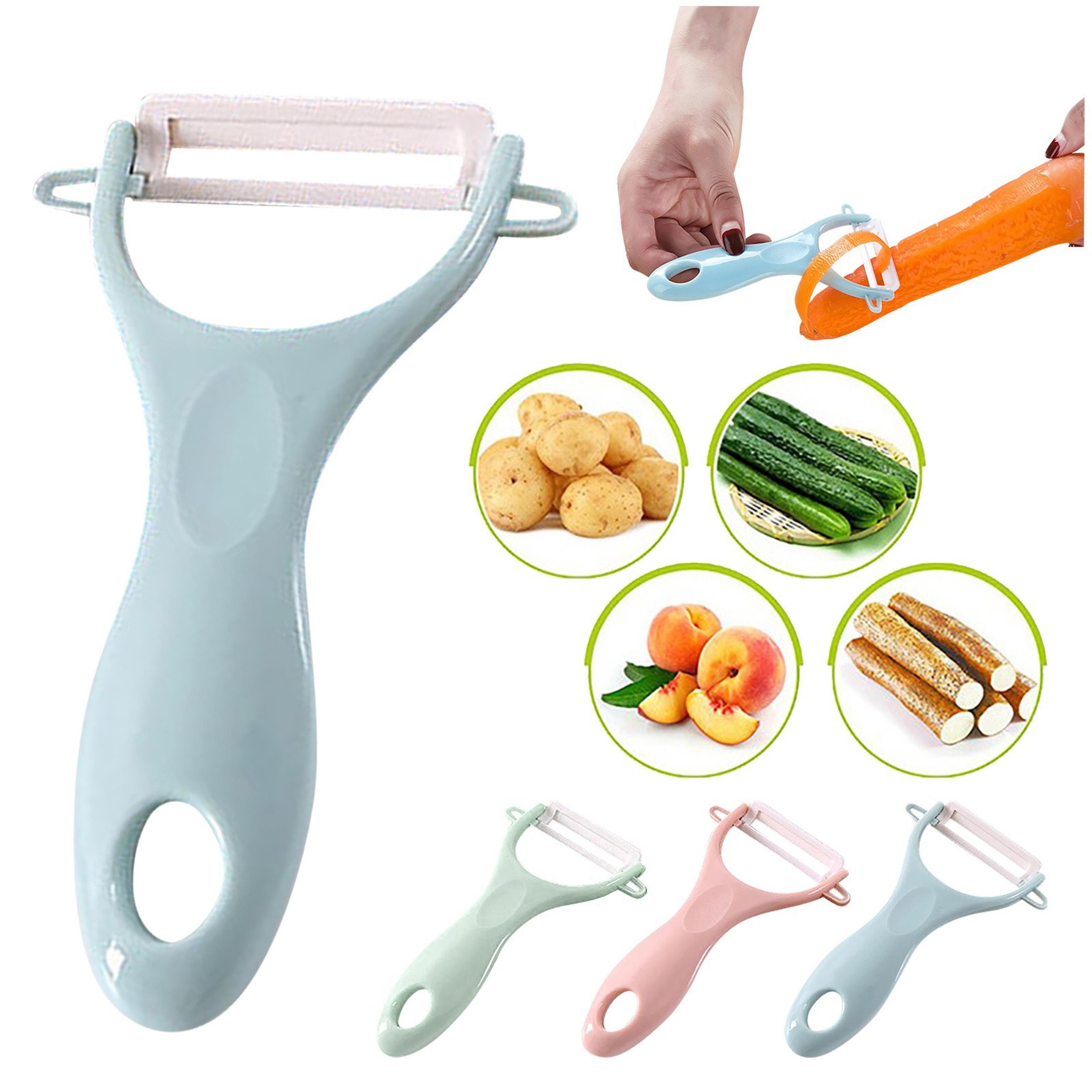 kid friendly ceramic vegetable peeler for fruit and veggie prep