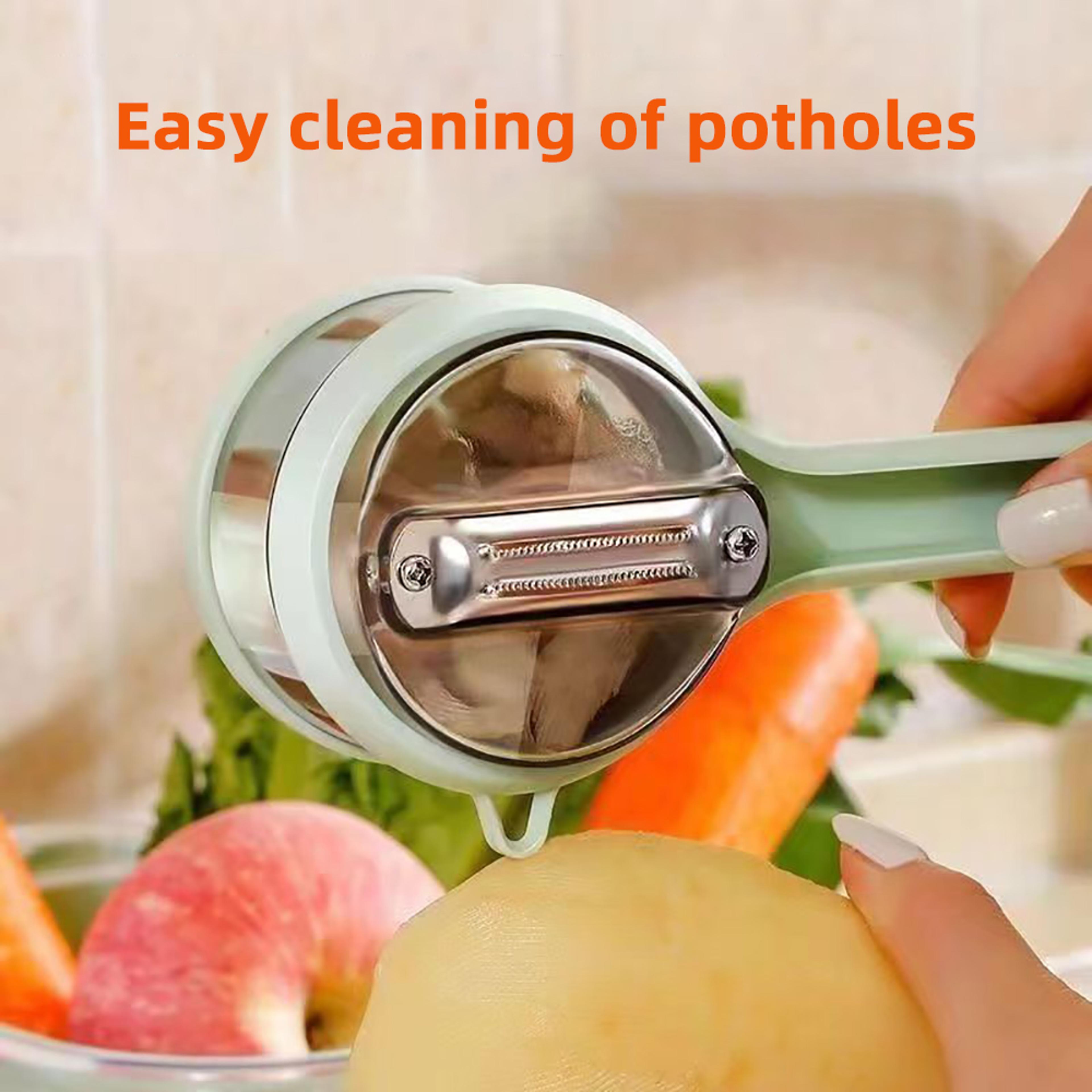 premium multifunctional vegetable & kitchen fruit peeler with storage peeler tool