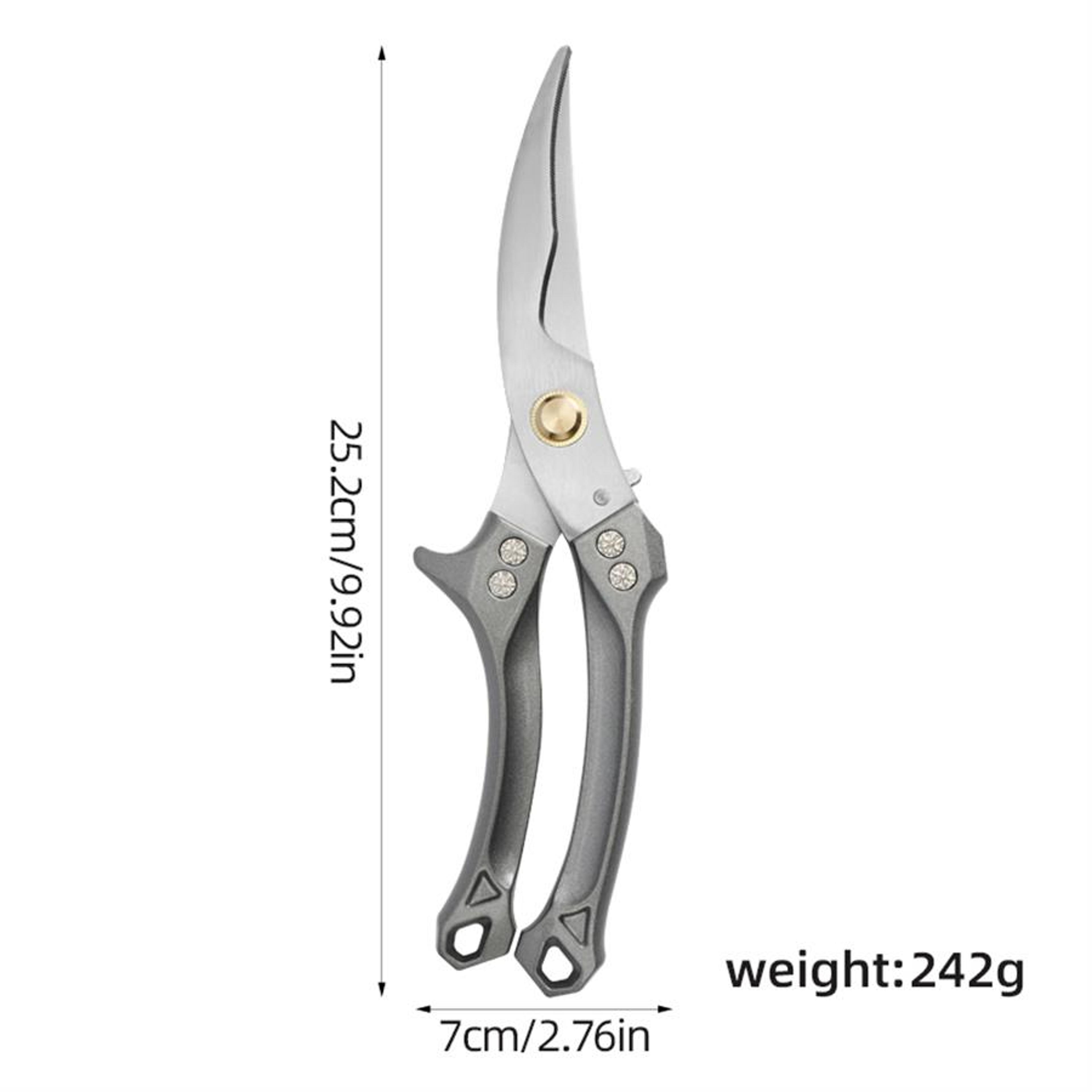 premium heavy duty stainless steel kitchen shears bone cutting & meat scissors