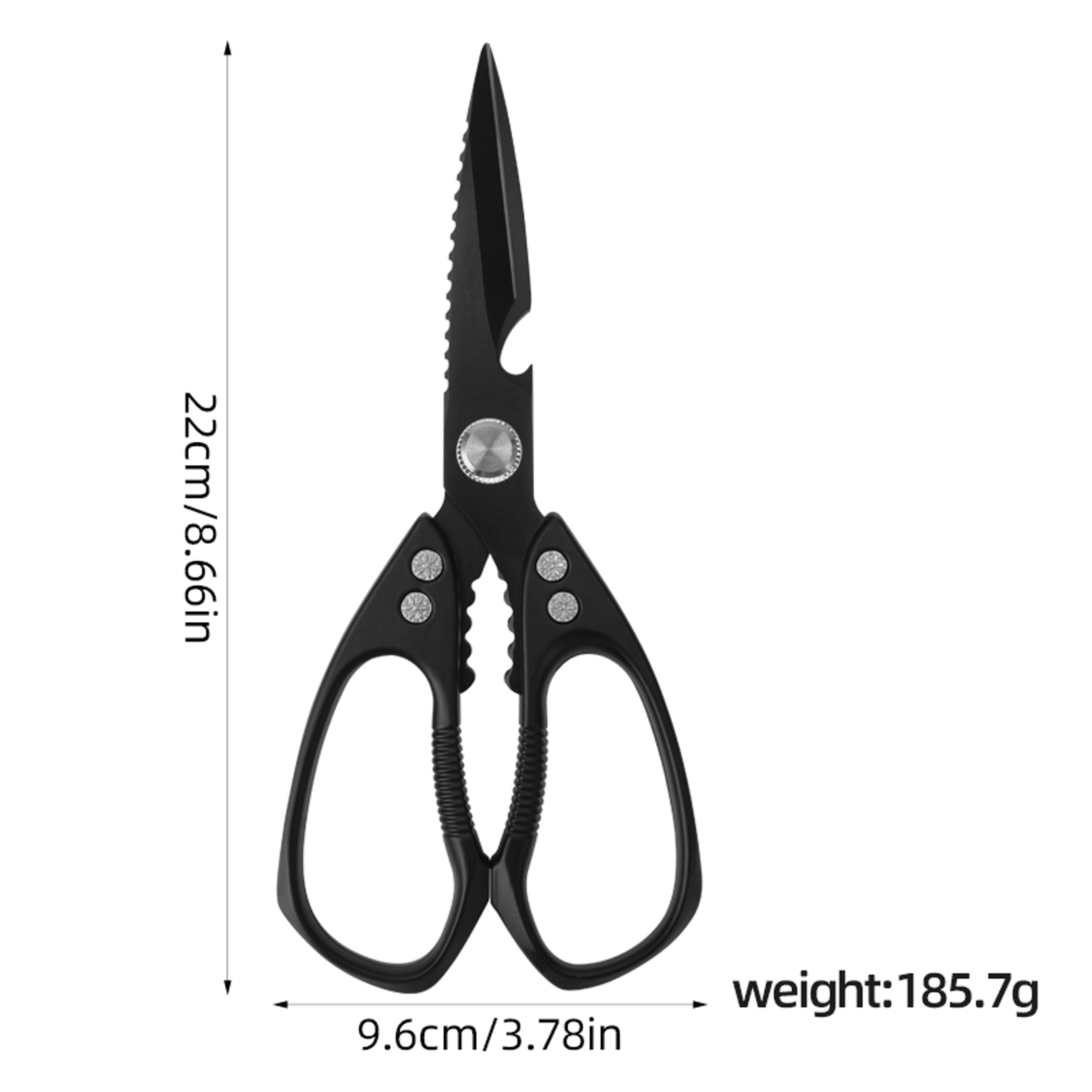 heavy duty kitchen scissors stainless steel poultry shears for chicken, fish and meat