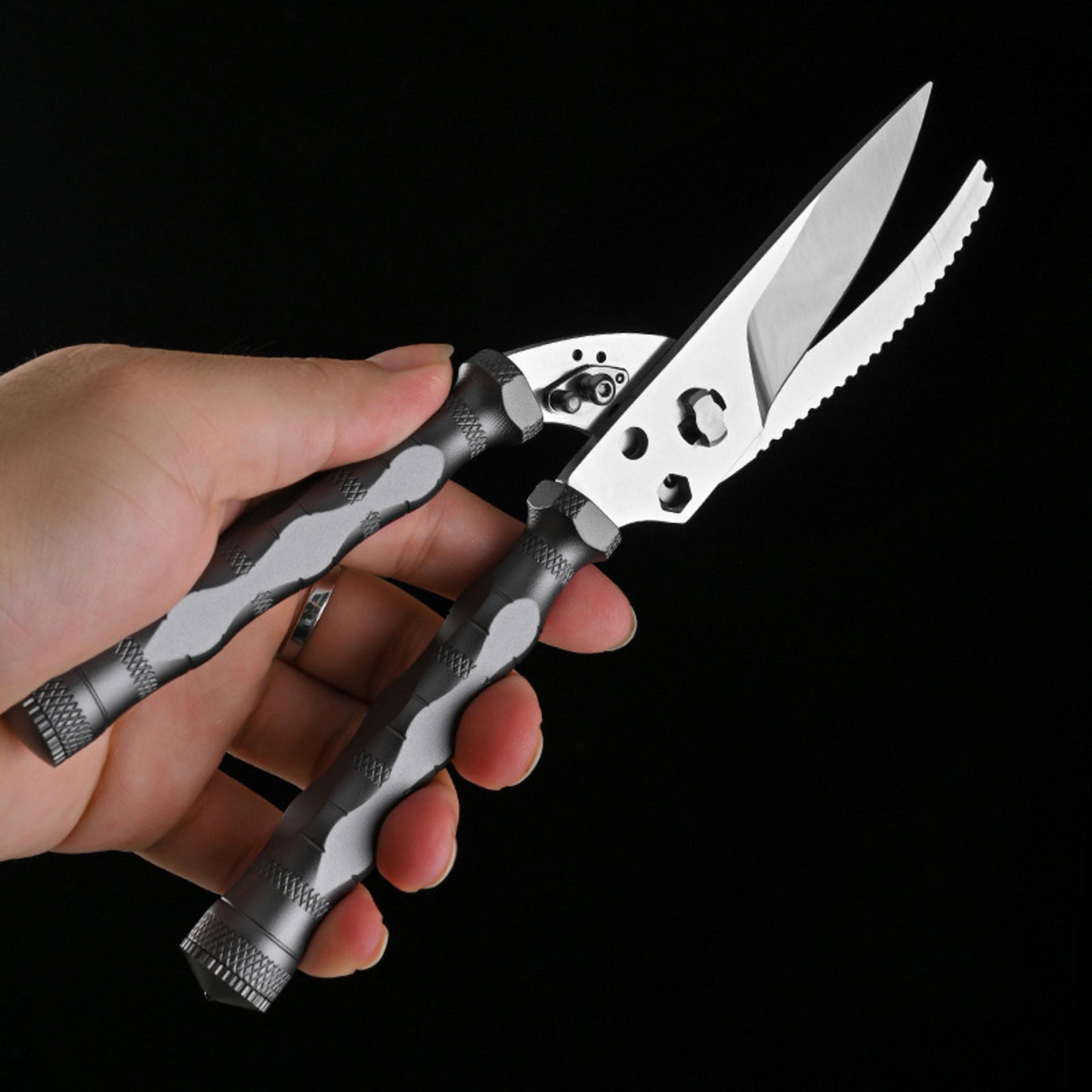 premium stainless steel kitchen & outdoor shears heavy duty detachable cooking scissors