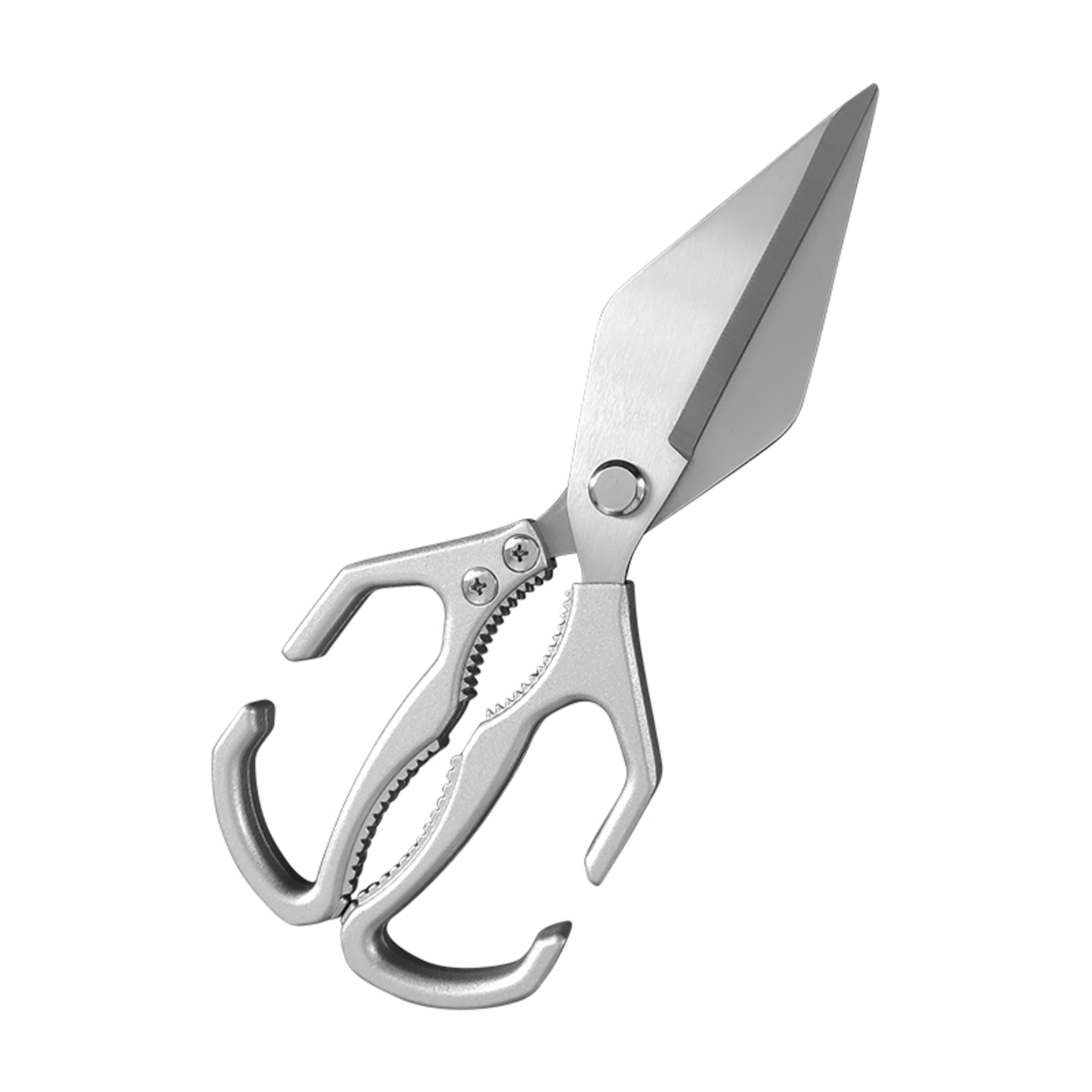 premium stainless steel kitchen shears heavy duty multi use poultry & meat cutting scissors