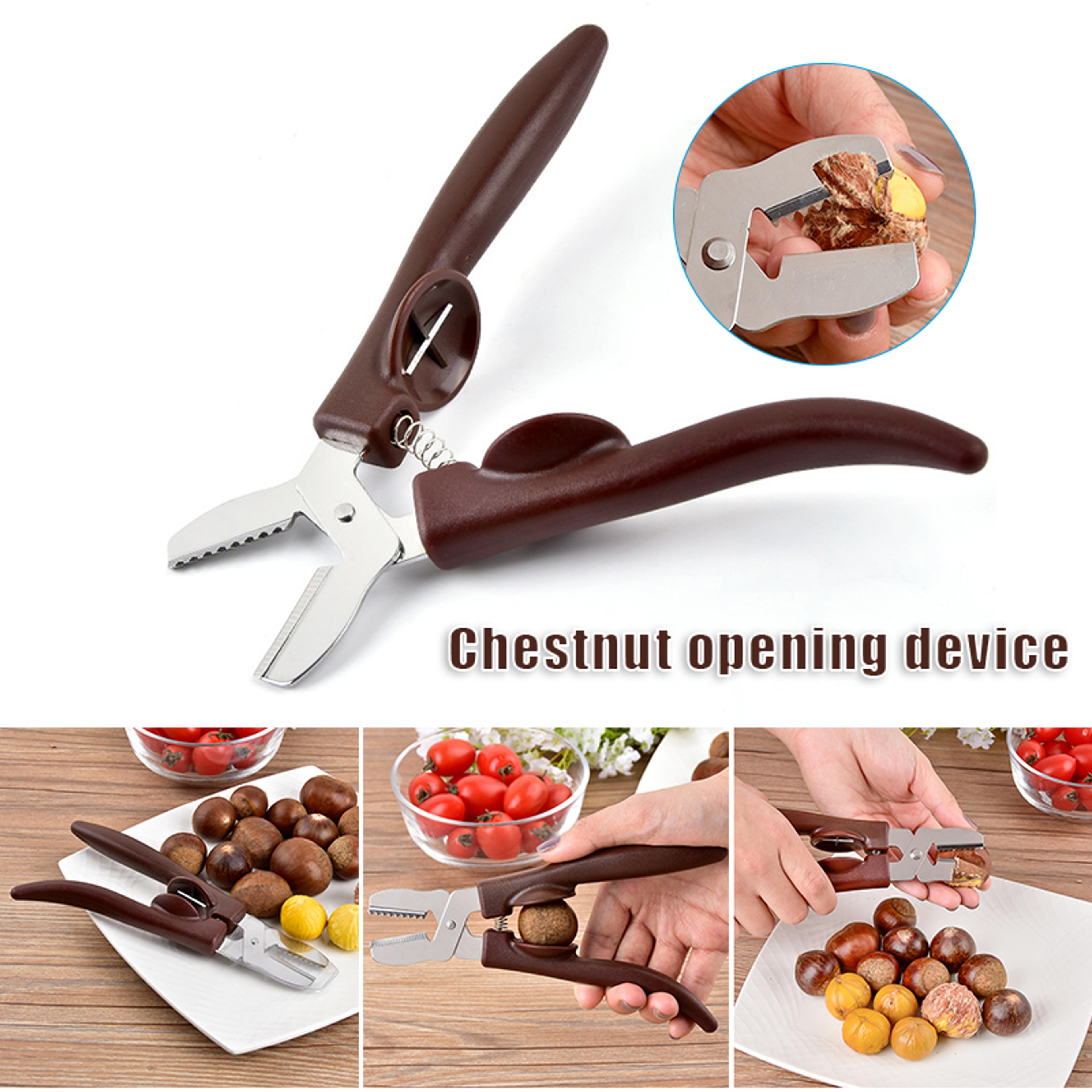 stainless steel chestnut opener and walnut plier nut cracker