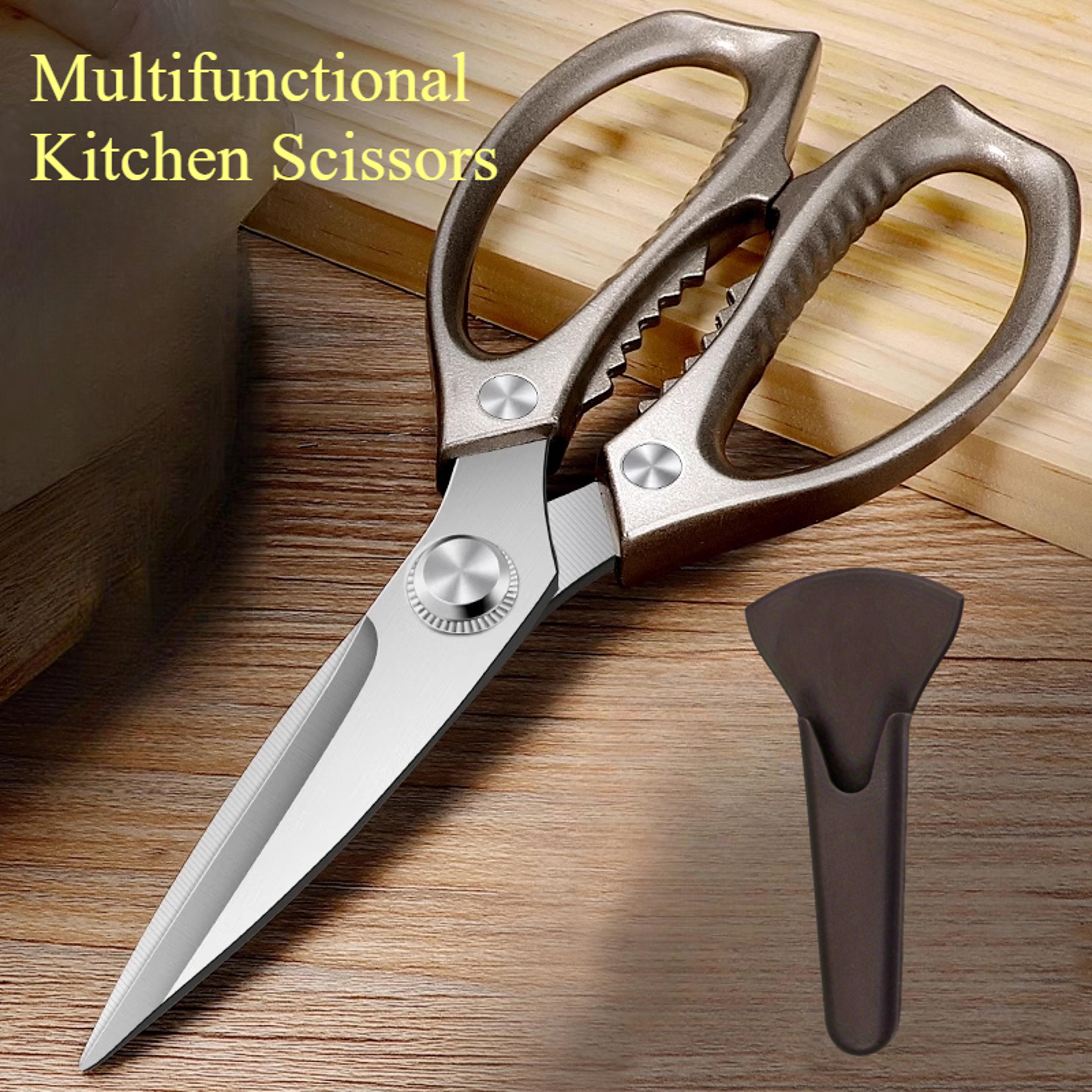 magnetic heavy duty poultry & bone cutting kitchen shears