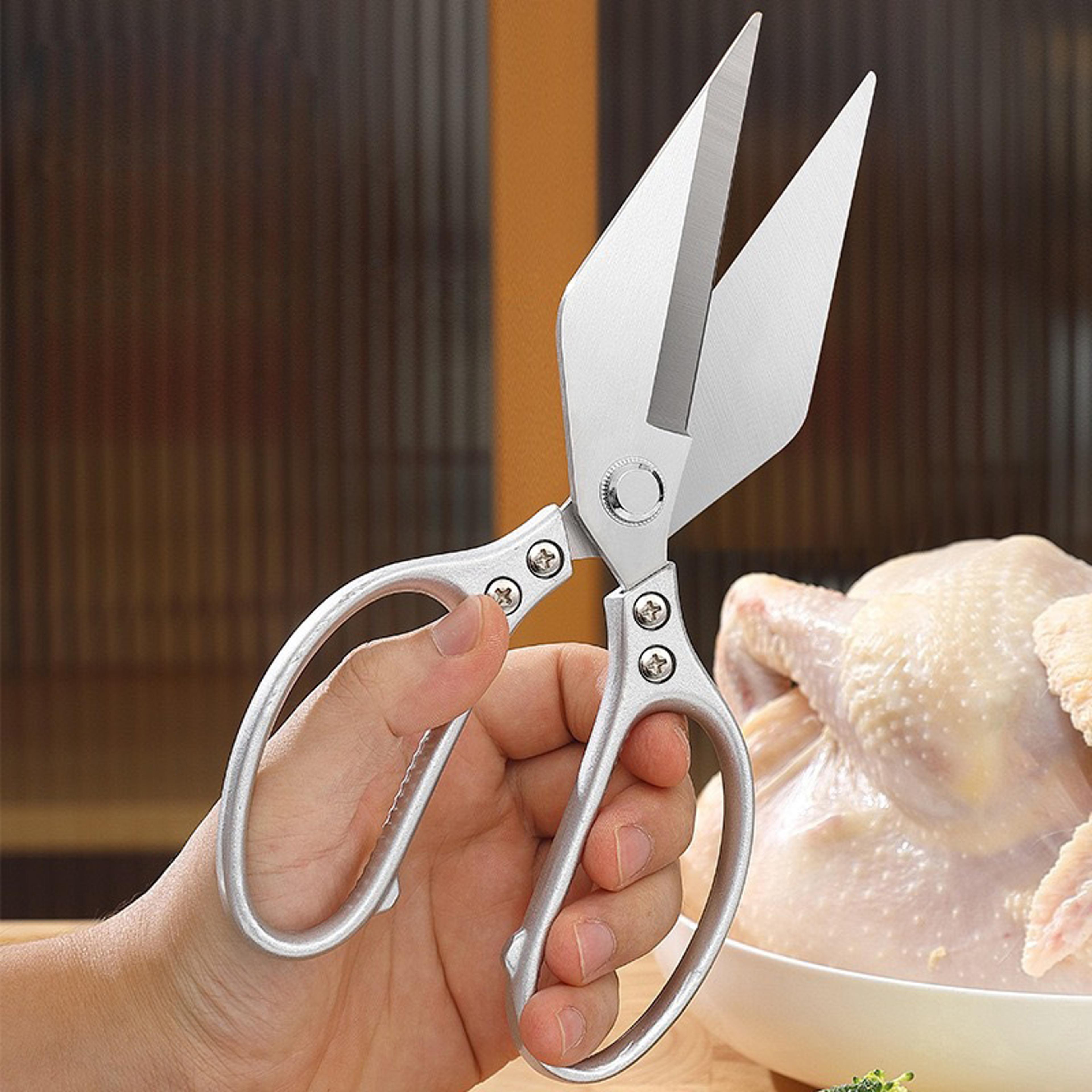 precisioncut pro stainless steel kitchen shears for poultry, fish & everyday food prep