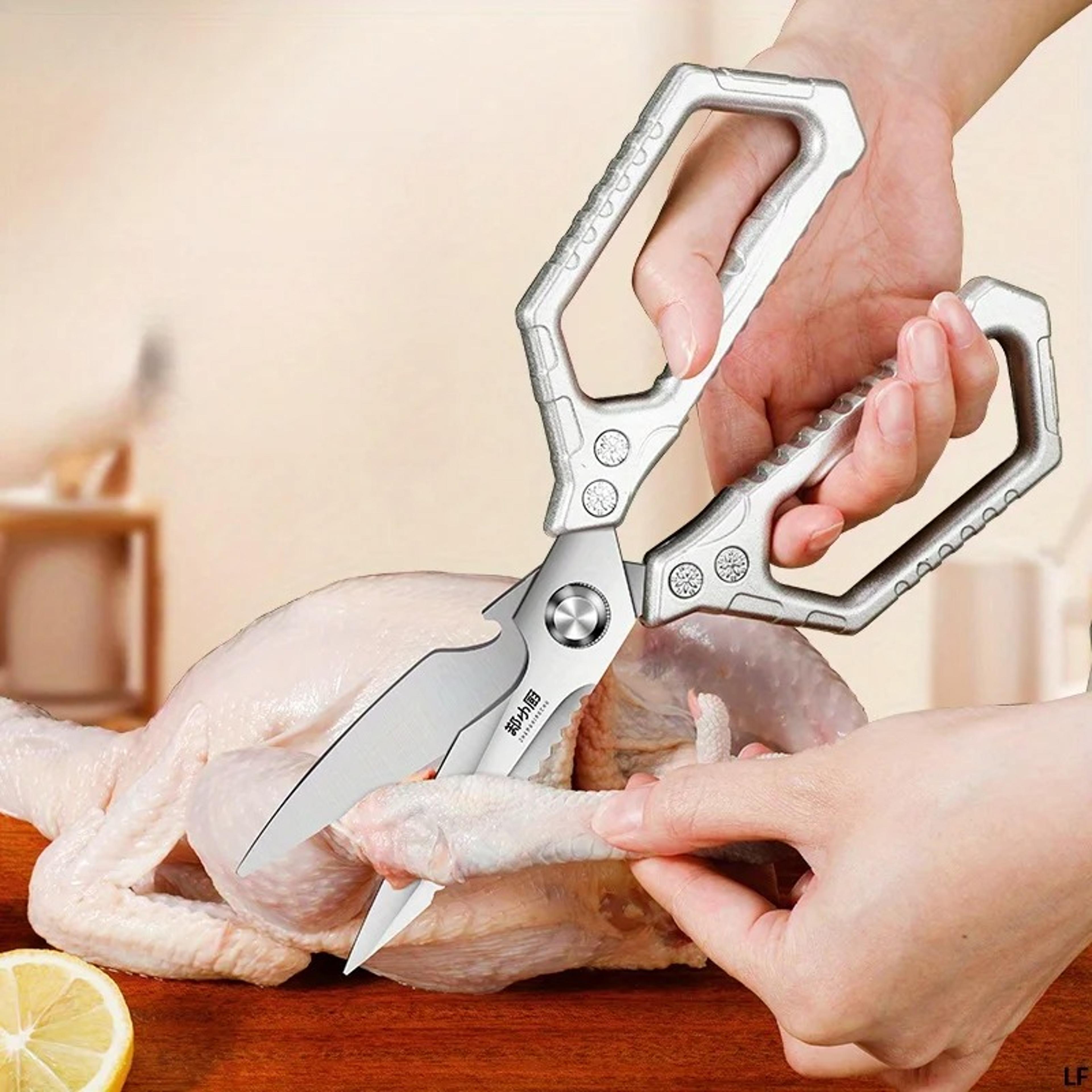 precisioncut stainless steel poultry shears & seafood kitchen scissors