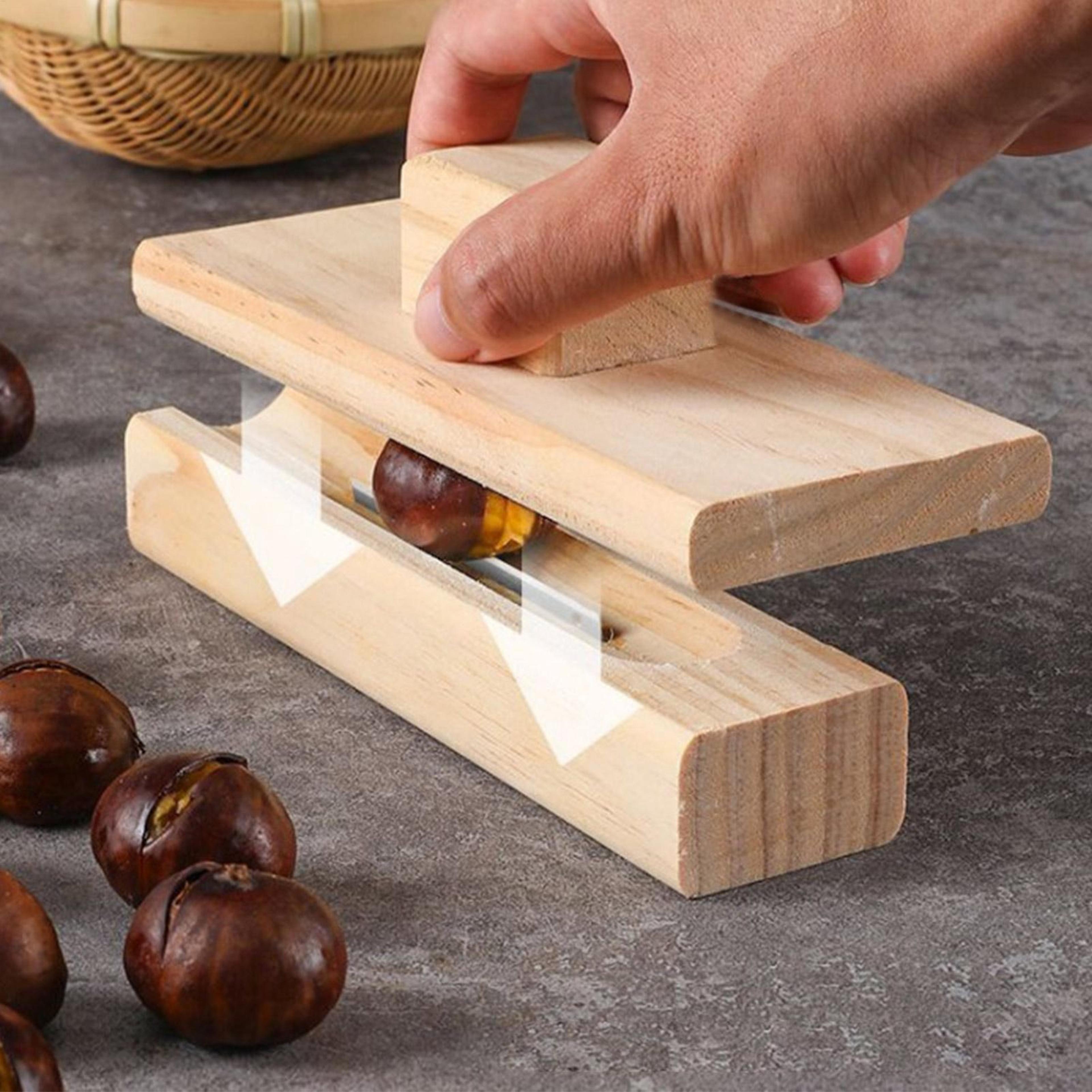 premium stainless steel chestnut cutter & nut cracker tool
