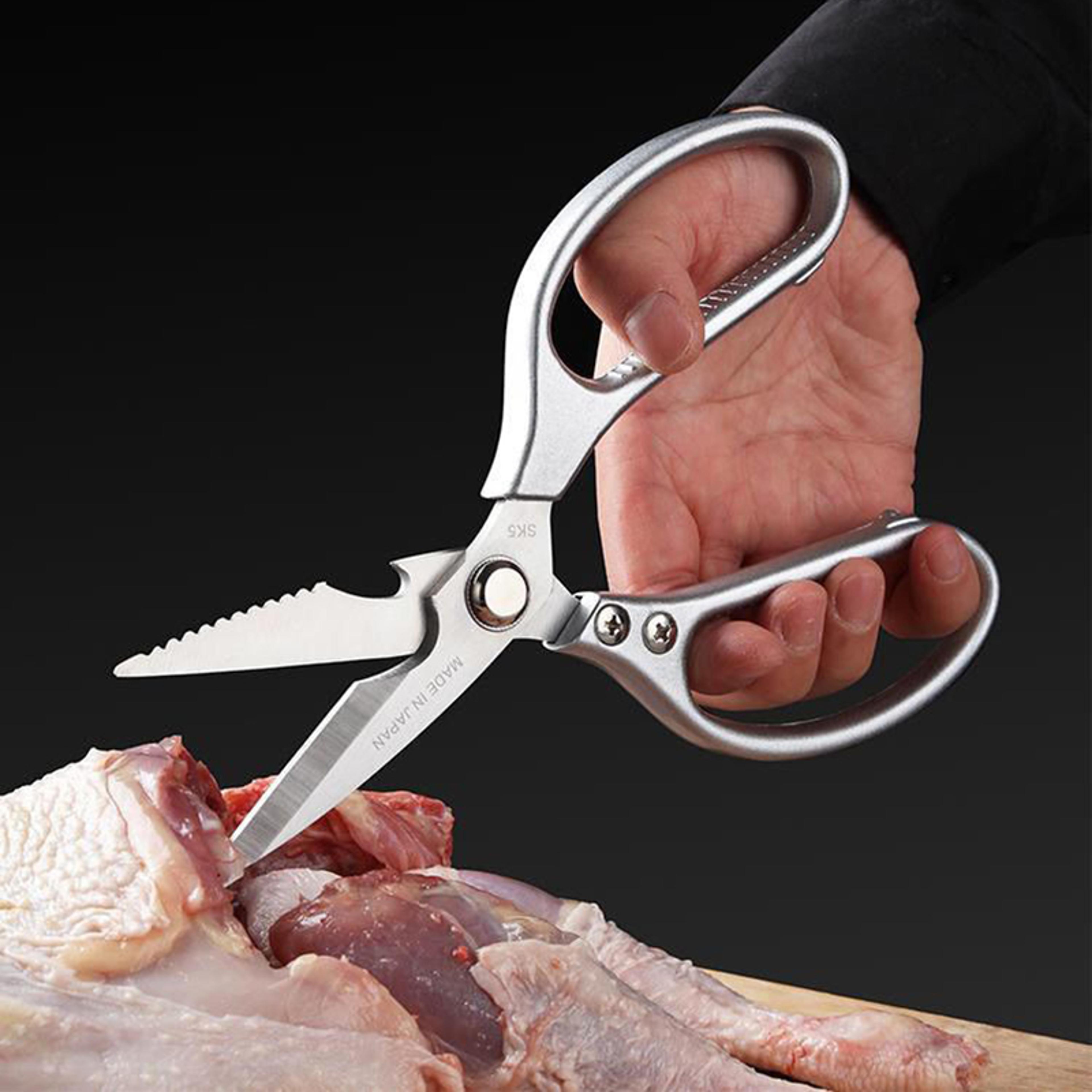 precisioncut heavy duty kitchen shears for poultry, fish & bone cutting