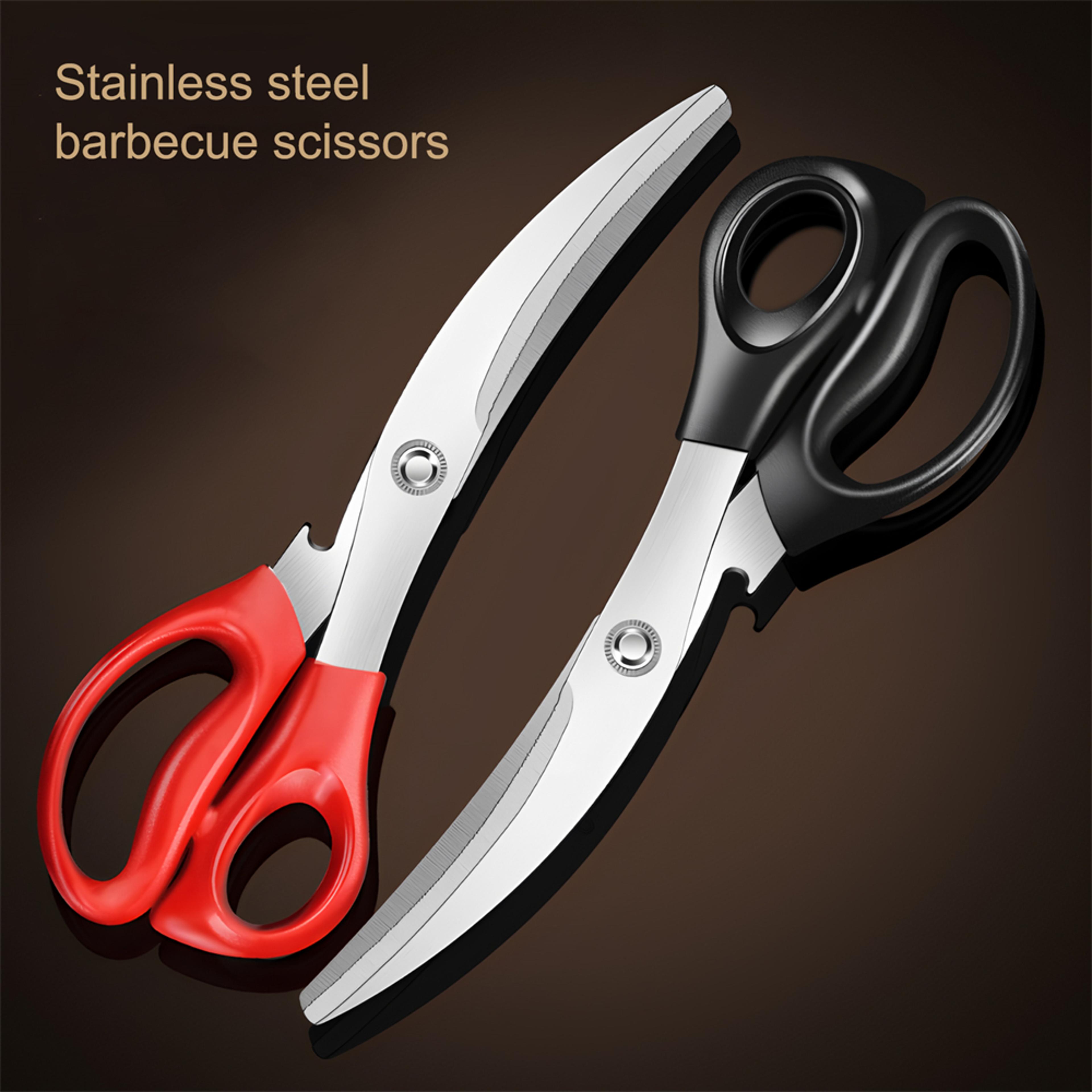 bbq kitchen scissors for meat, vegetables & food prep
