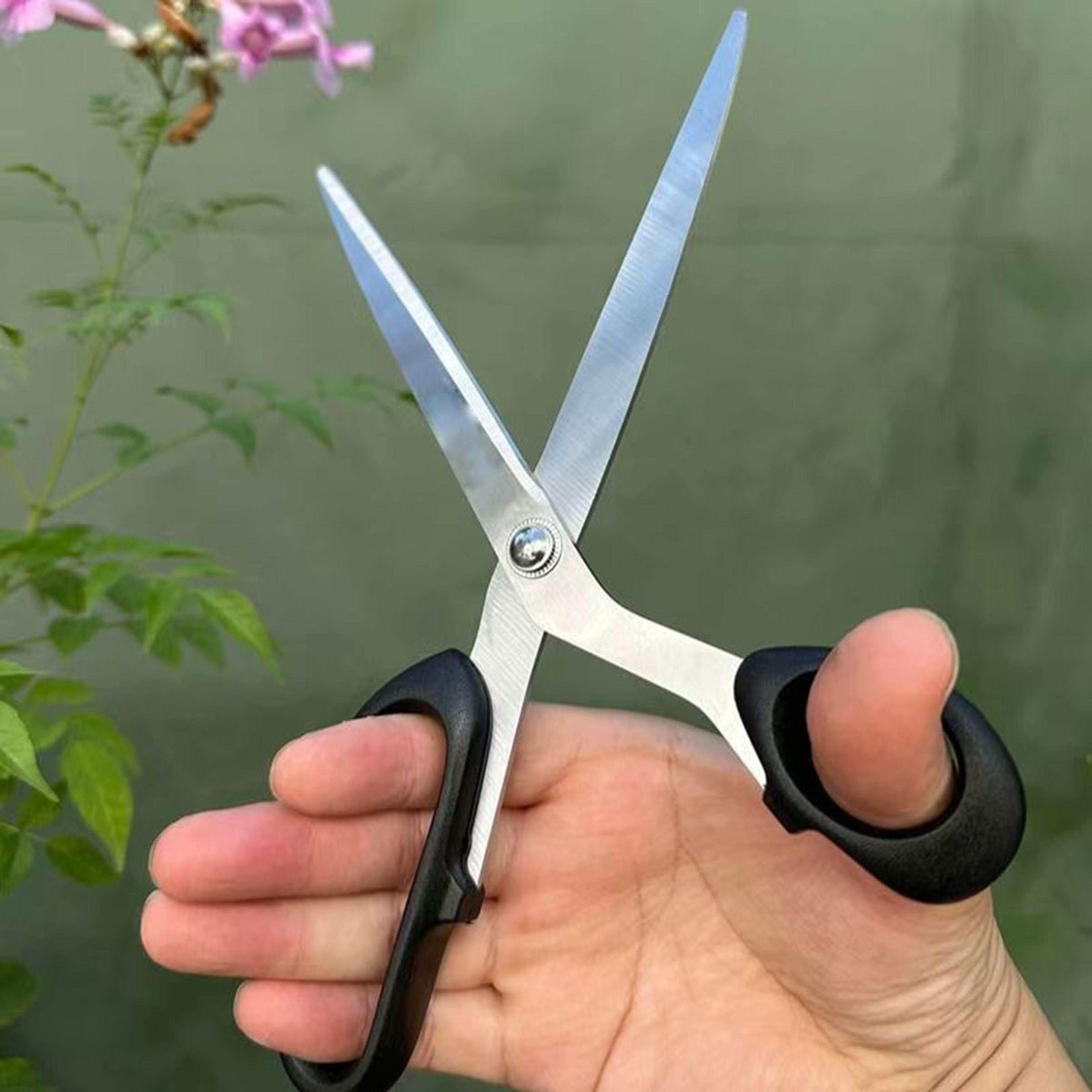 precisioncut stainless steel kitchen scissors for bbq, steak & everyday food prep