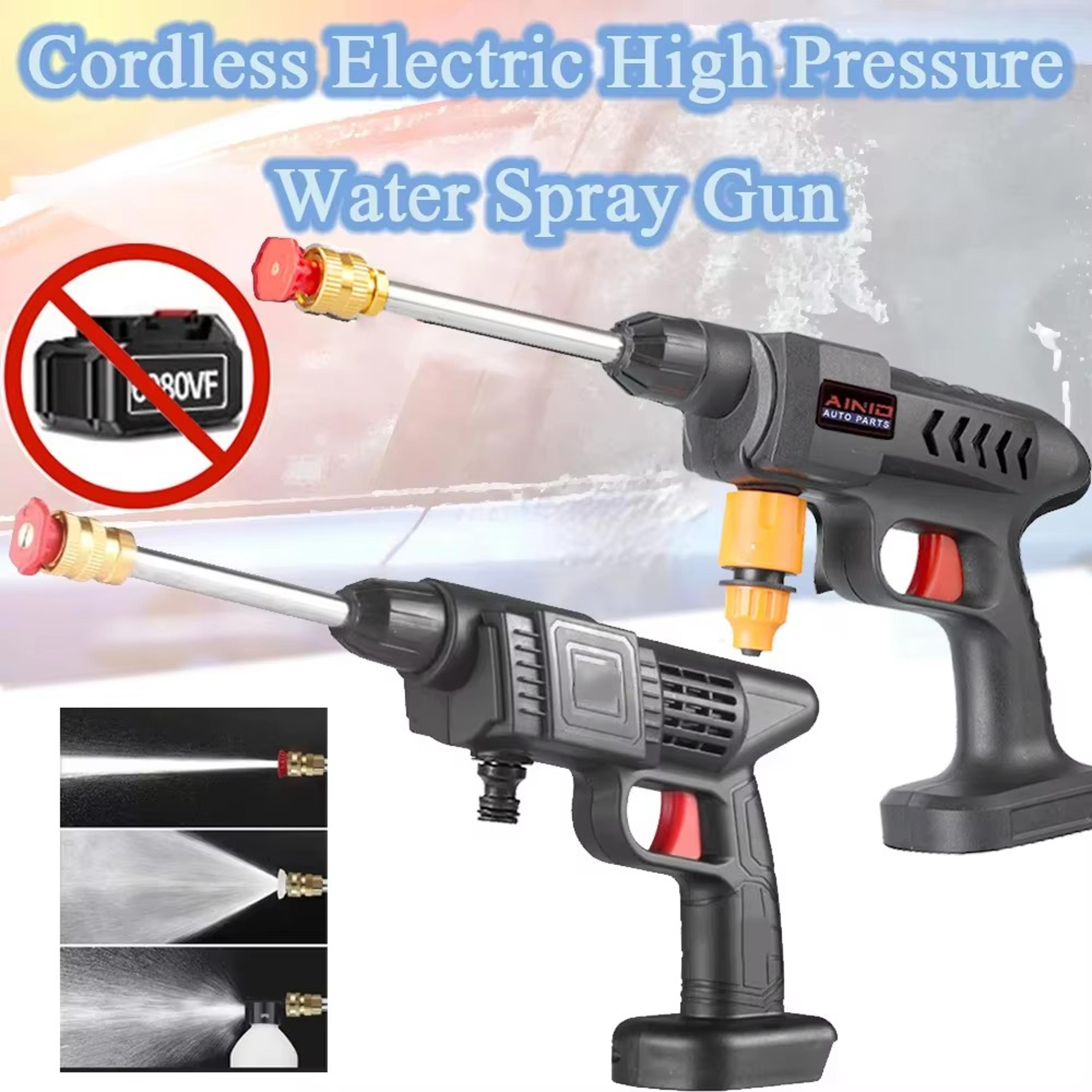 hydrojet pro cordless pressure washer portable car wash gun with self priming water system