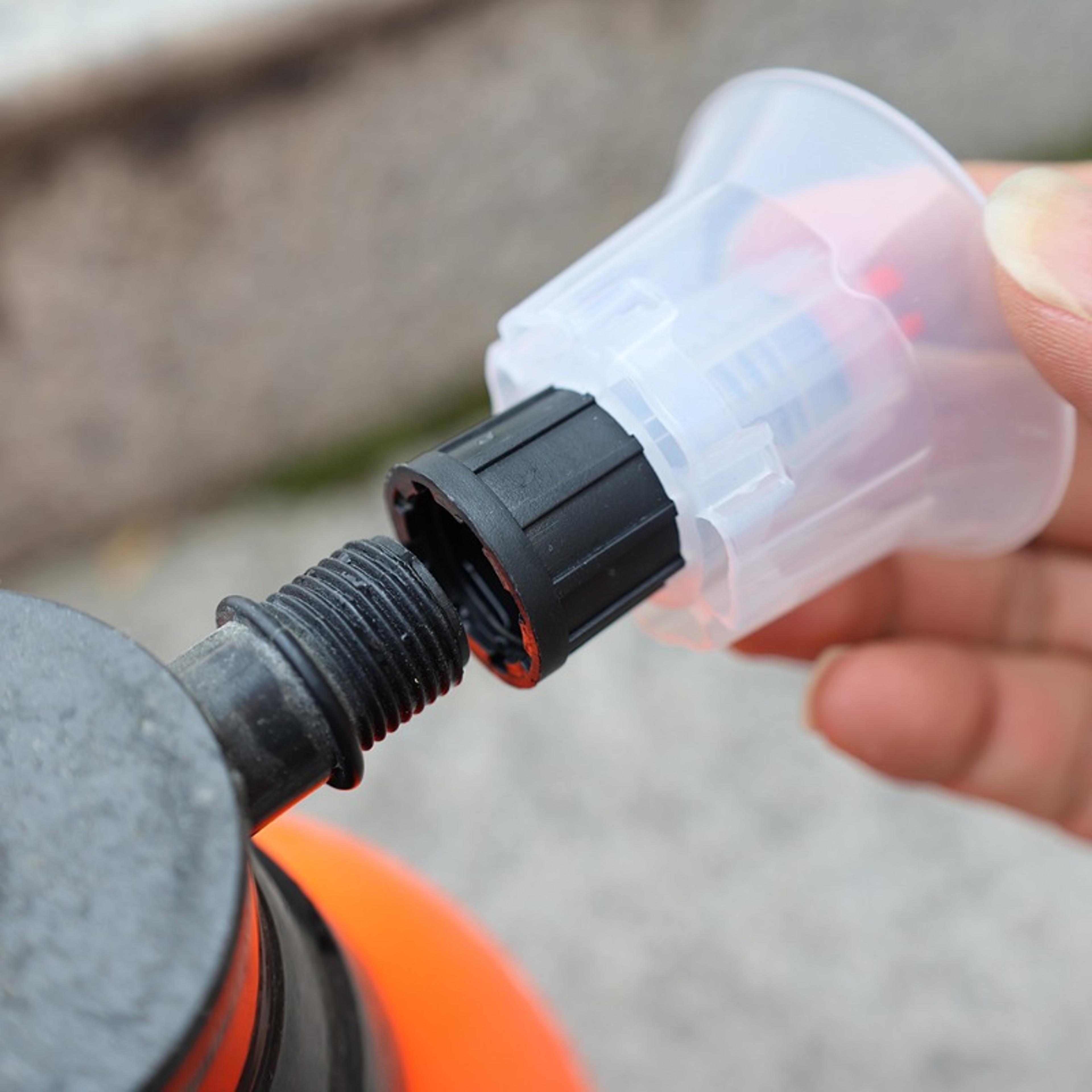 turbofoam car wash nozzle high pressure foam spray nozzle for fast, streak-free cleaning