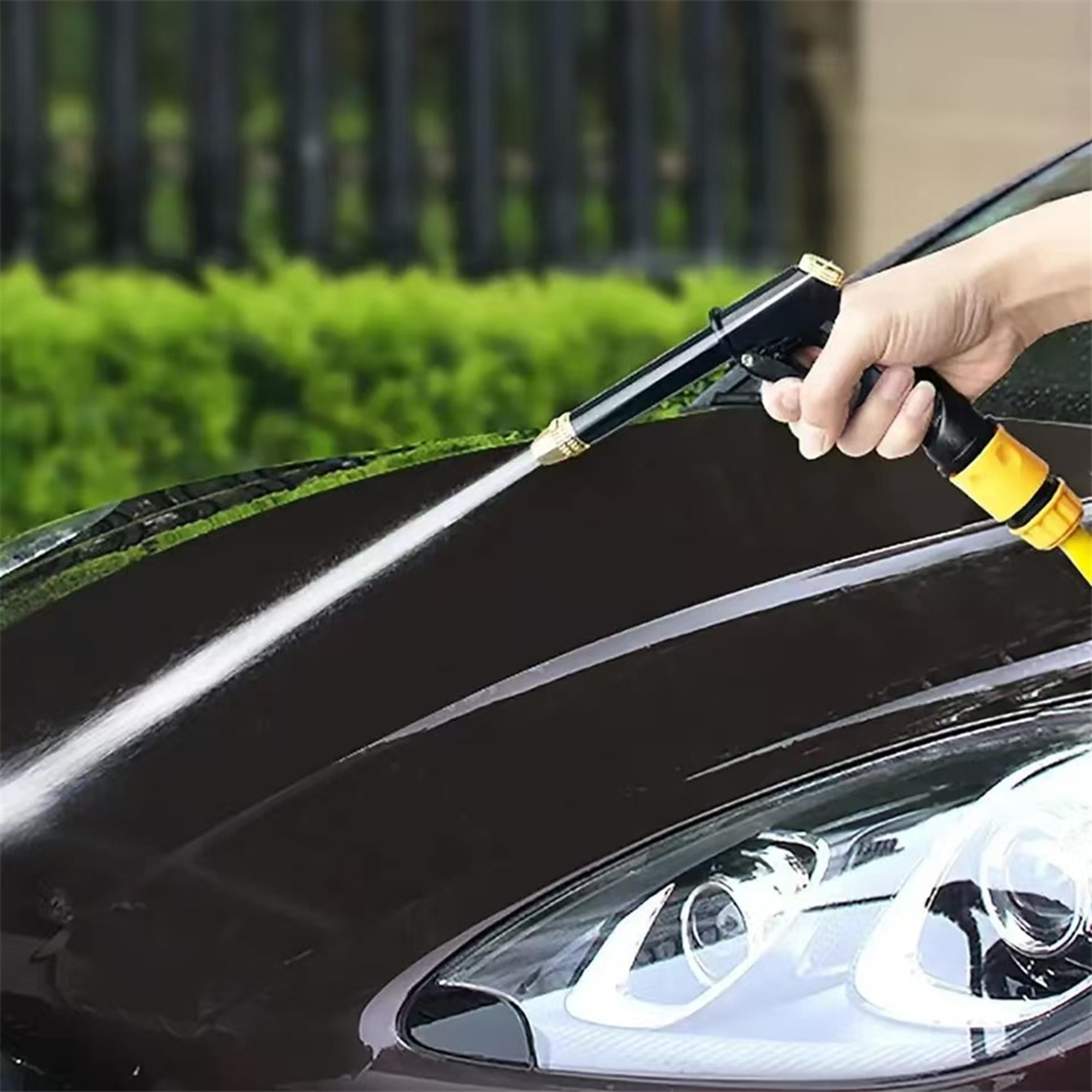 premium high pressure car wash gun with copper plated nozzle & long rod powerful high pressure car wash gun for home