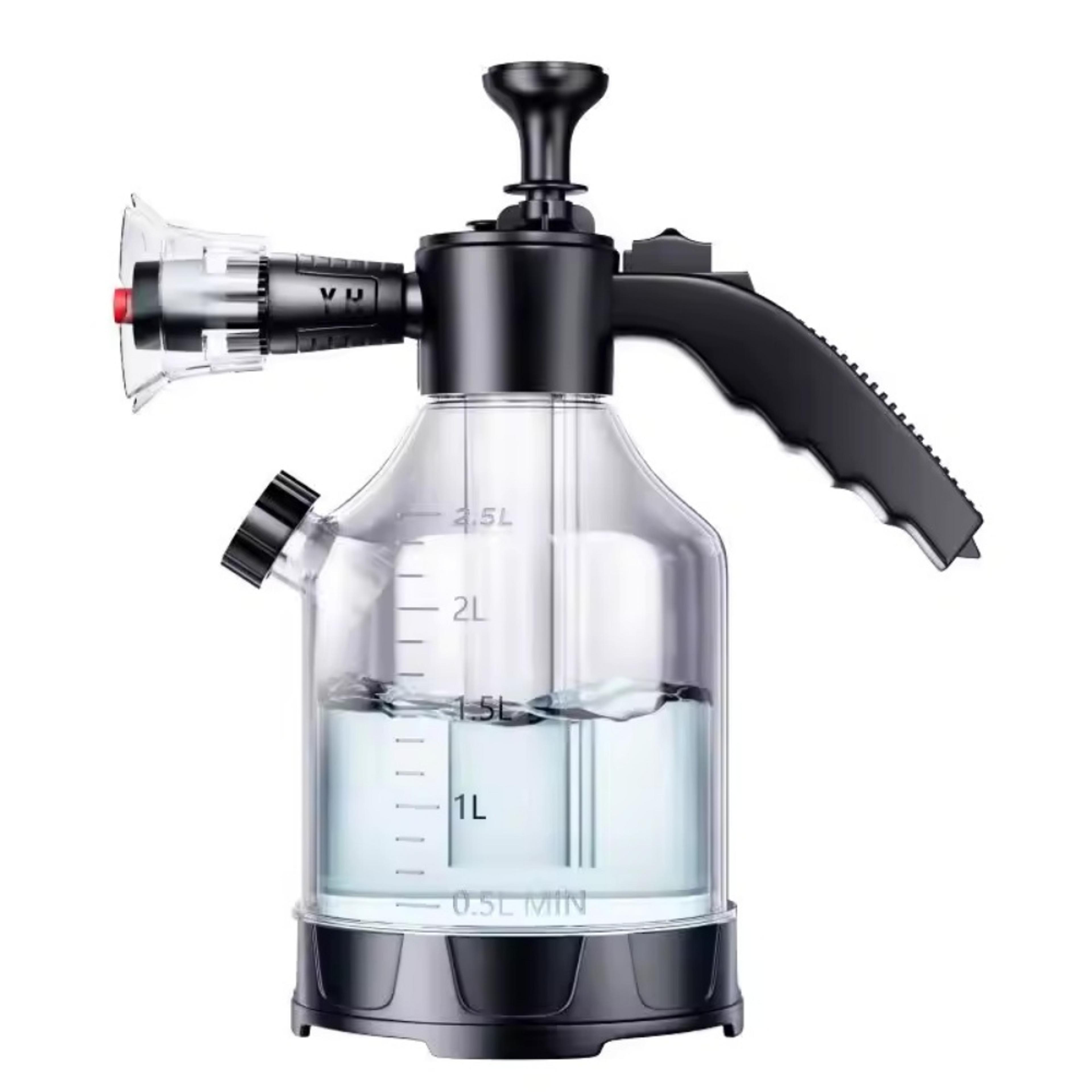 aquafoam hand pump car wash foam sprayer for auto detailing, glass cleaning & garden use