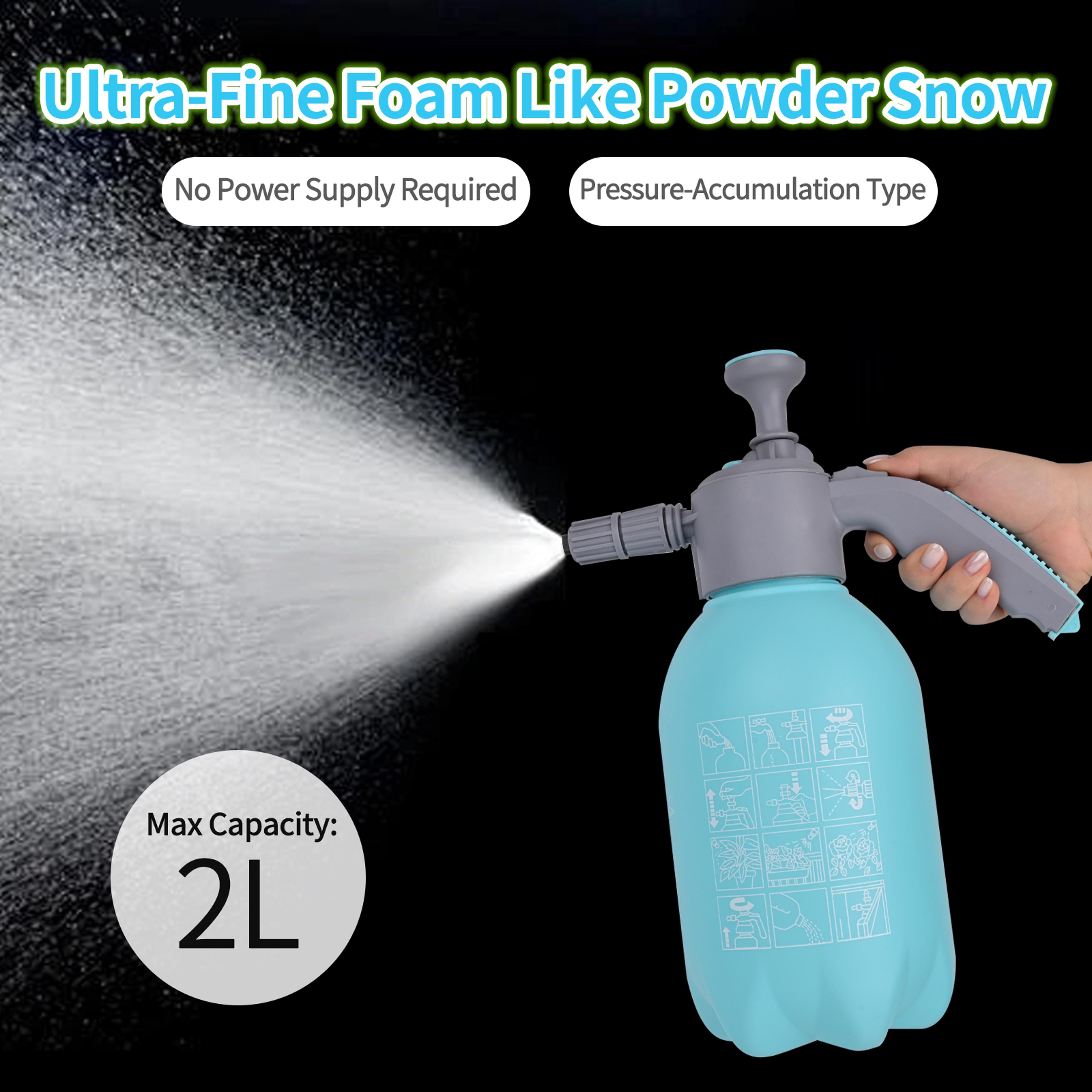 premium hand pump car wash foam sprayer portable foam cannon with adjustable nozzles for deep cleaning