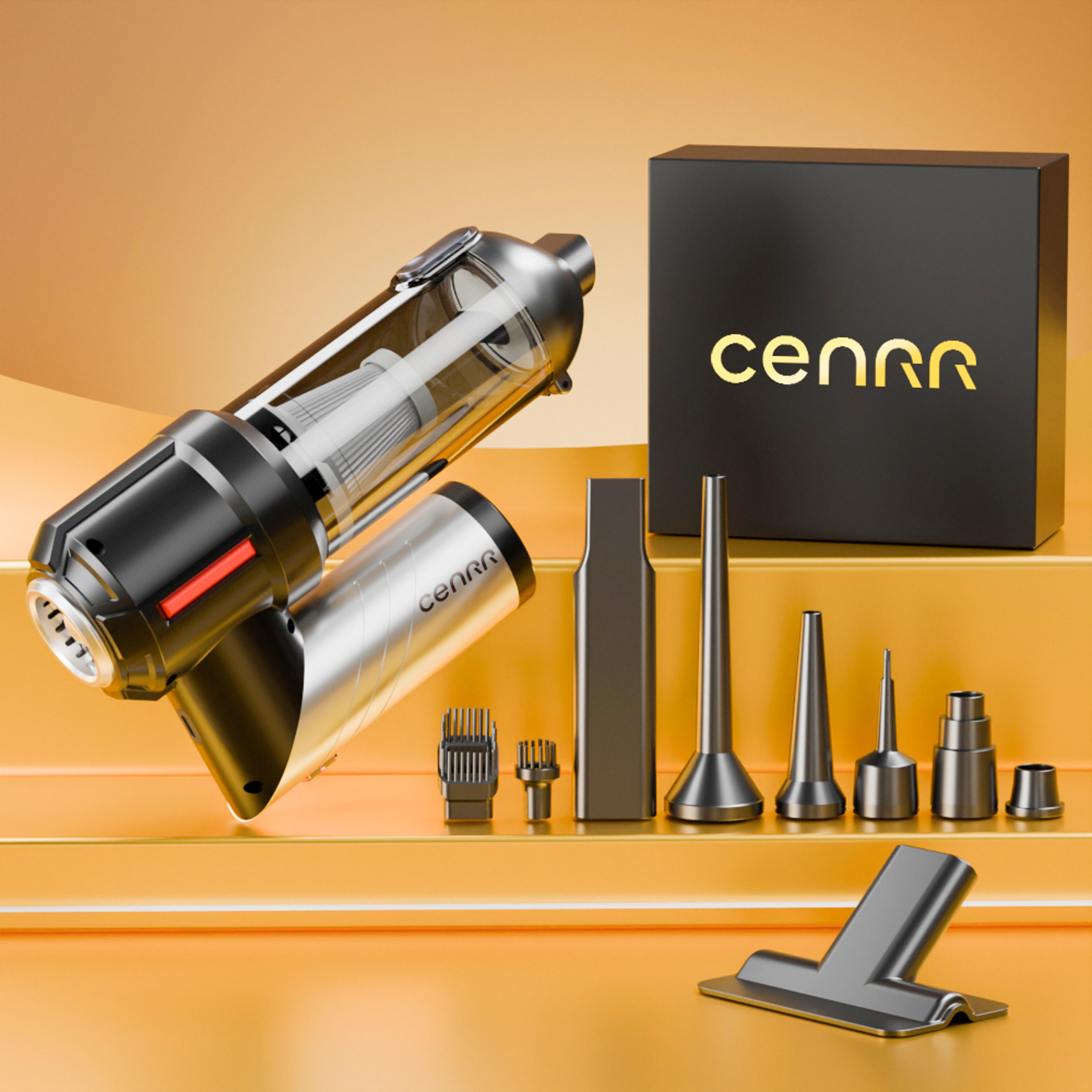 turboclean pro cordless car vacuum cleaner & air blower for home, office and auto detailing