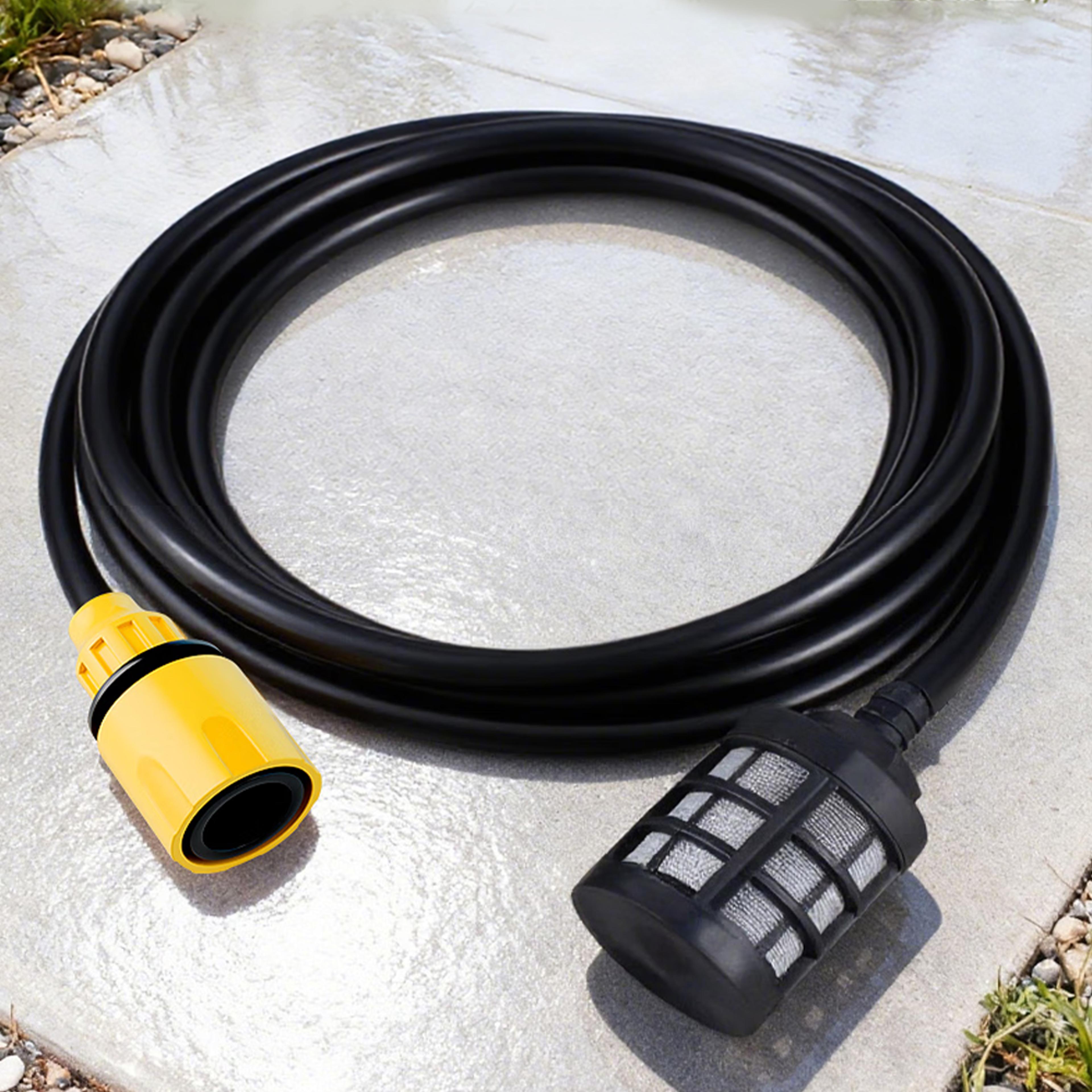 flexflow high pressure washer suction hose flexible water intake hose for cordless car wash guns