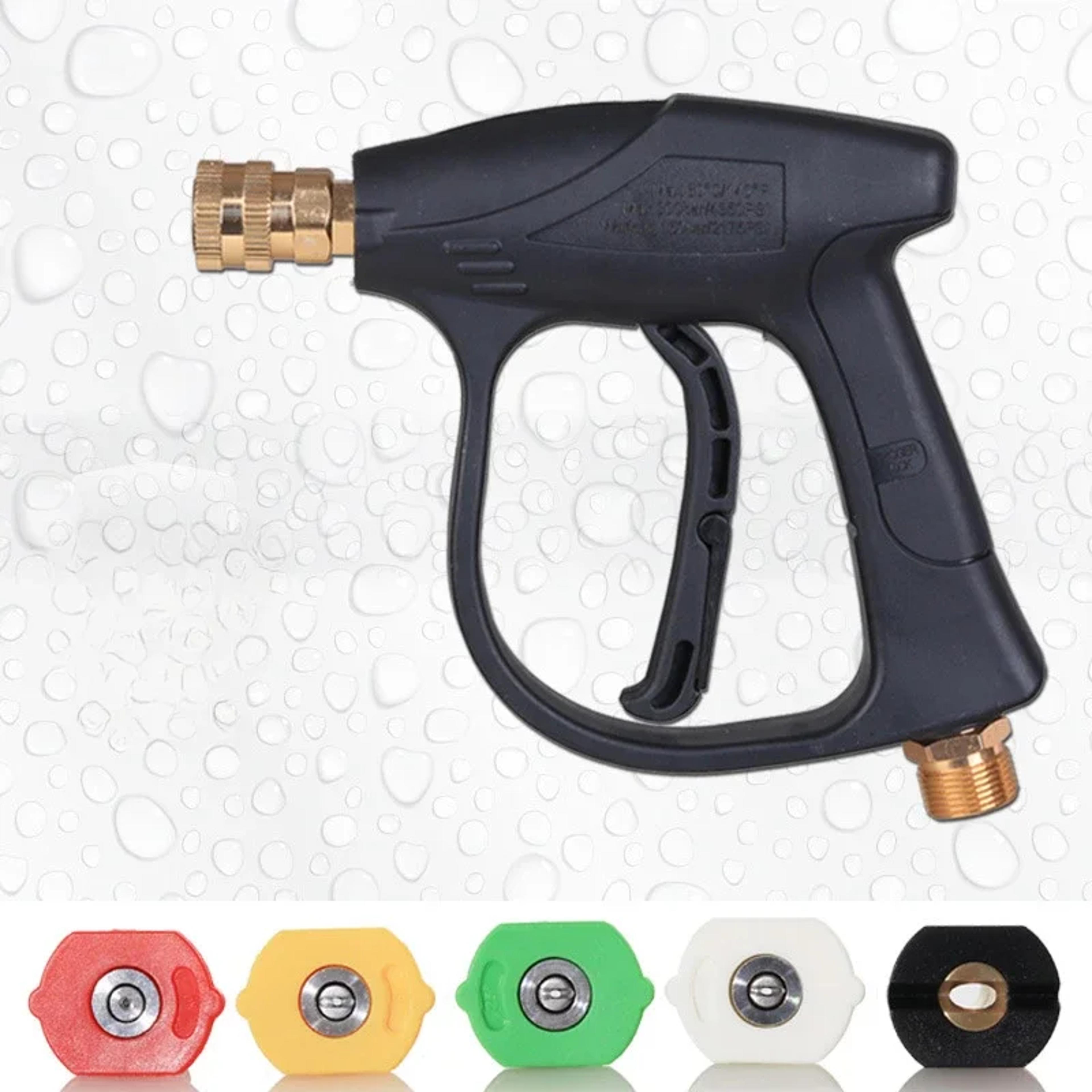 heavy duty pressure washer gun with nozzle tips & quick release snow foam gun for car washing