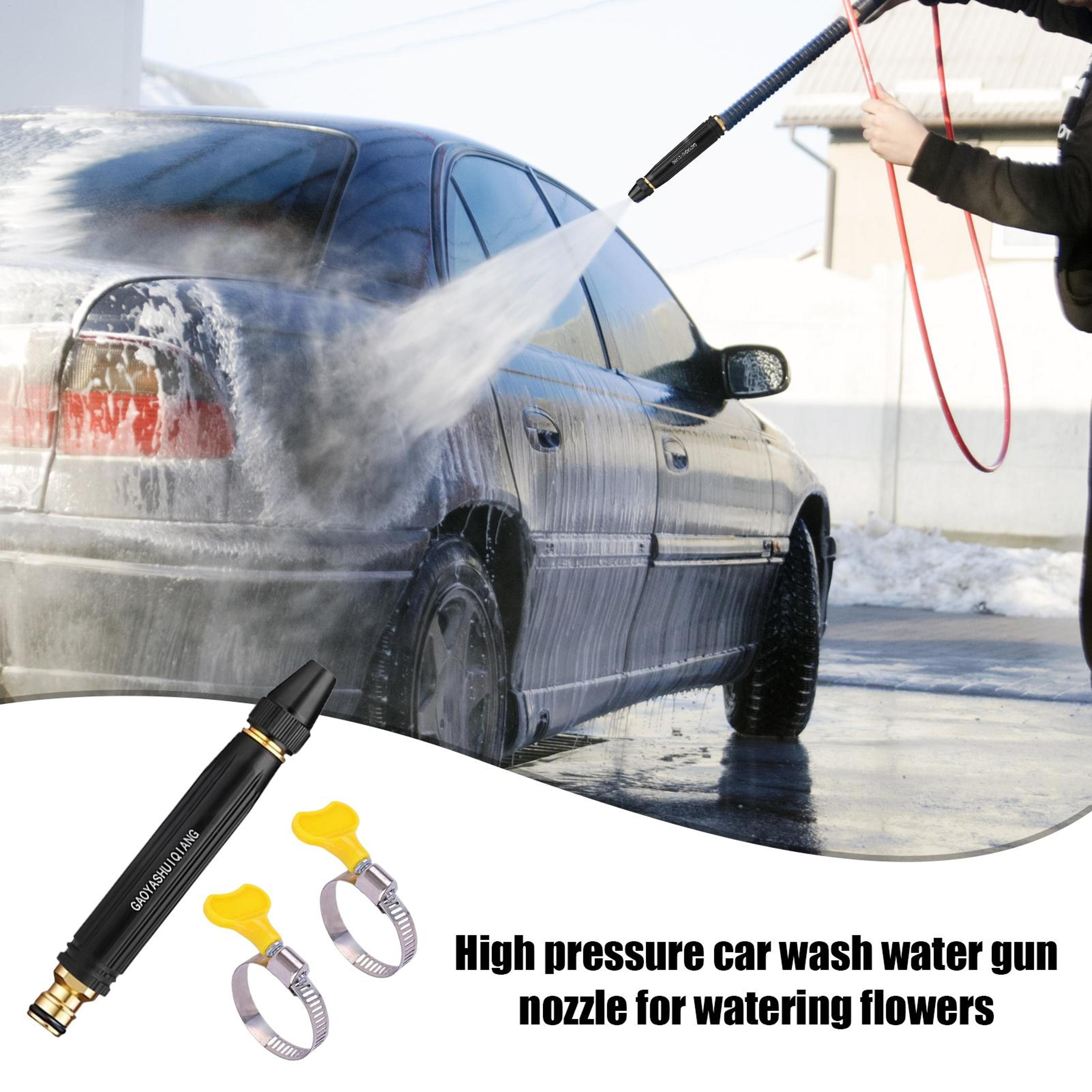 premium high pressure water spray gun adjustable garden hose nozzle for car wash & outdoor cleaning