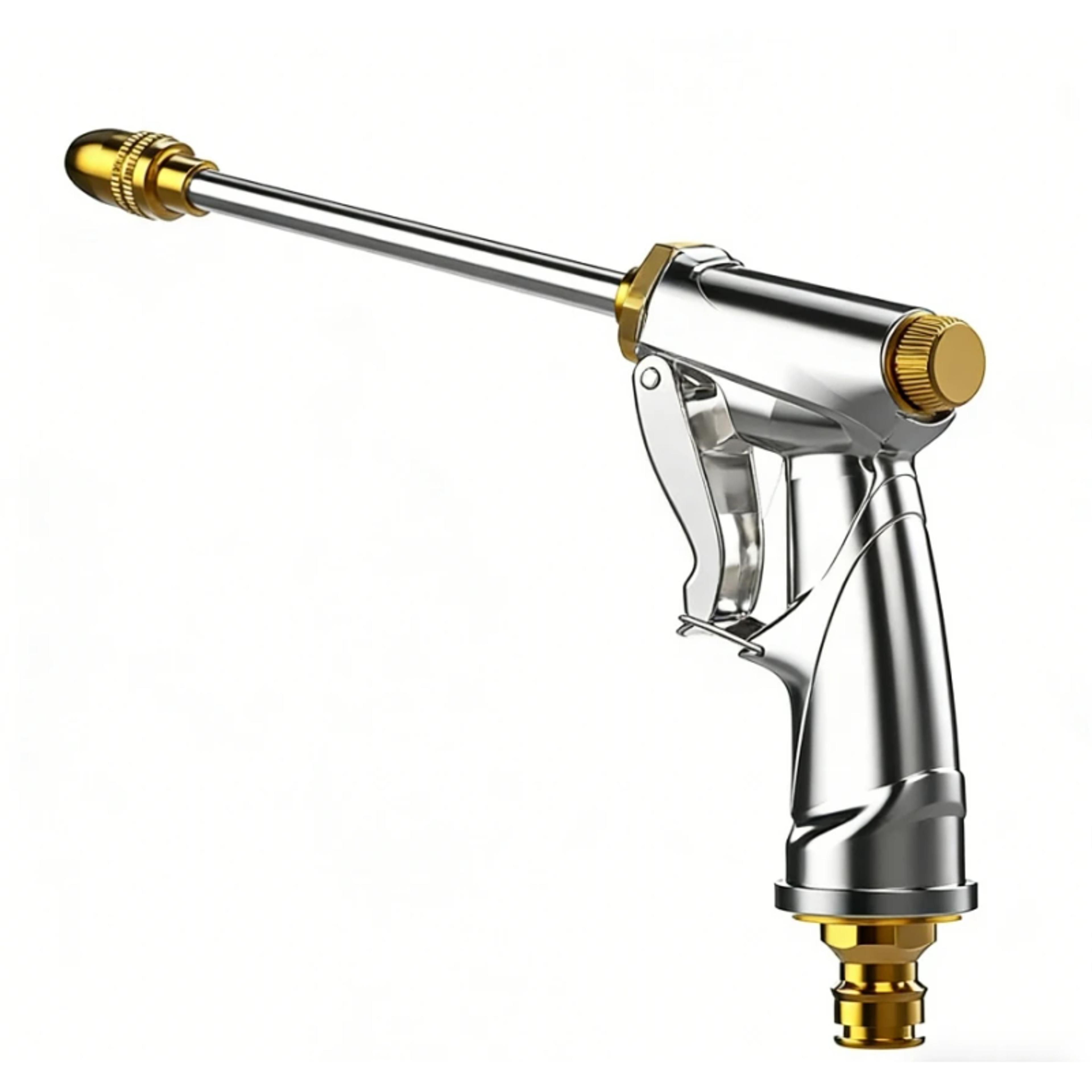 premium adjustable garden hose spray gun high pressure nozzle for efficient watering & cleaning