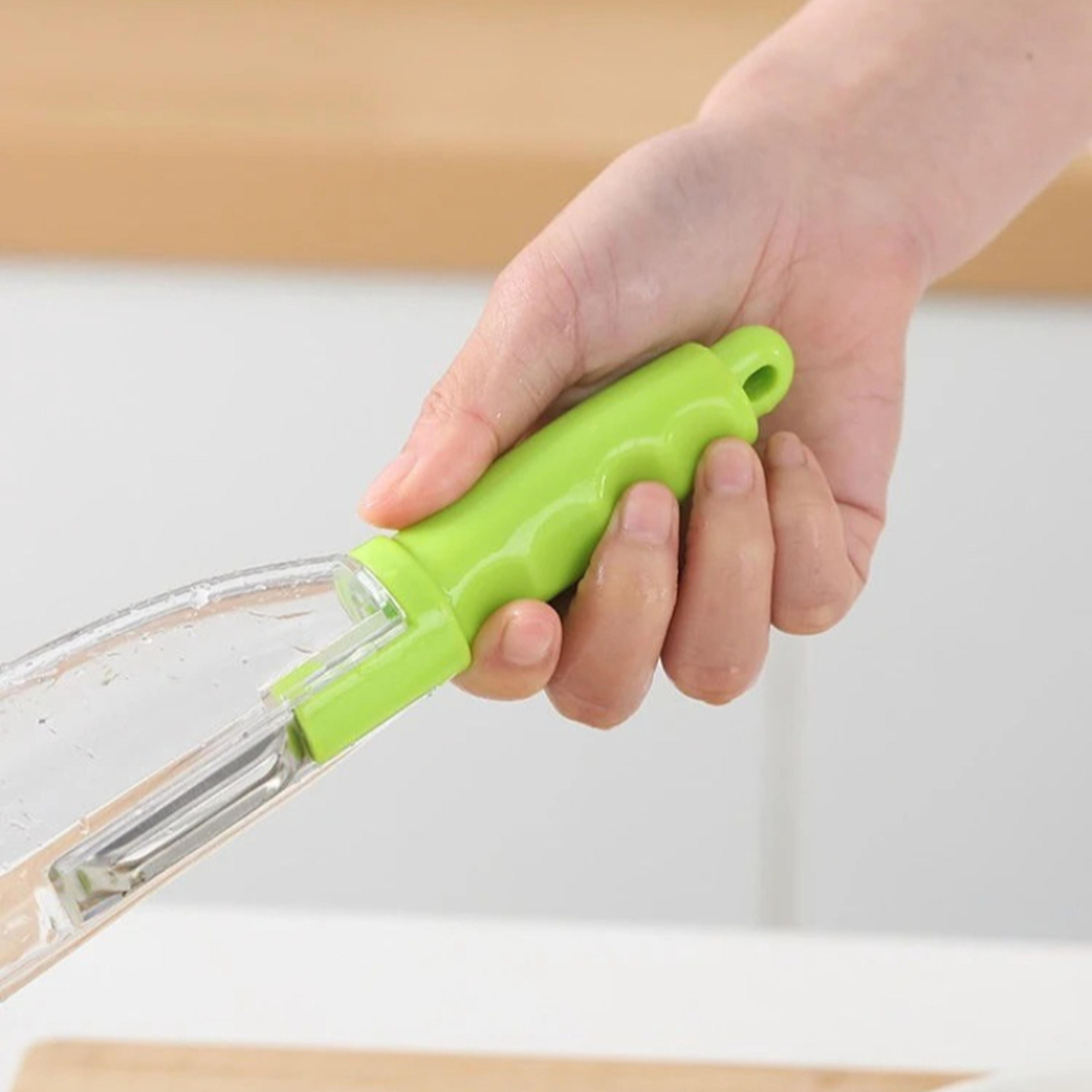 premium no mess fruit & vegetable peeler with storage box multifunction kitchen peeler