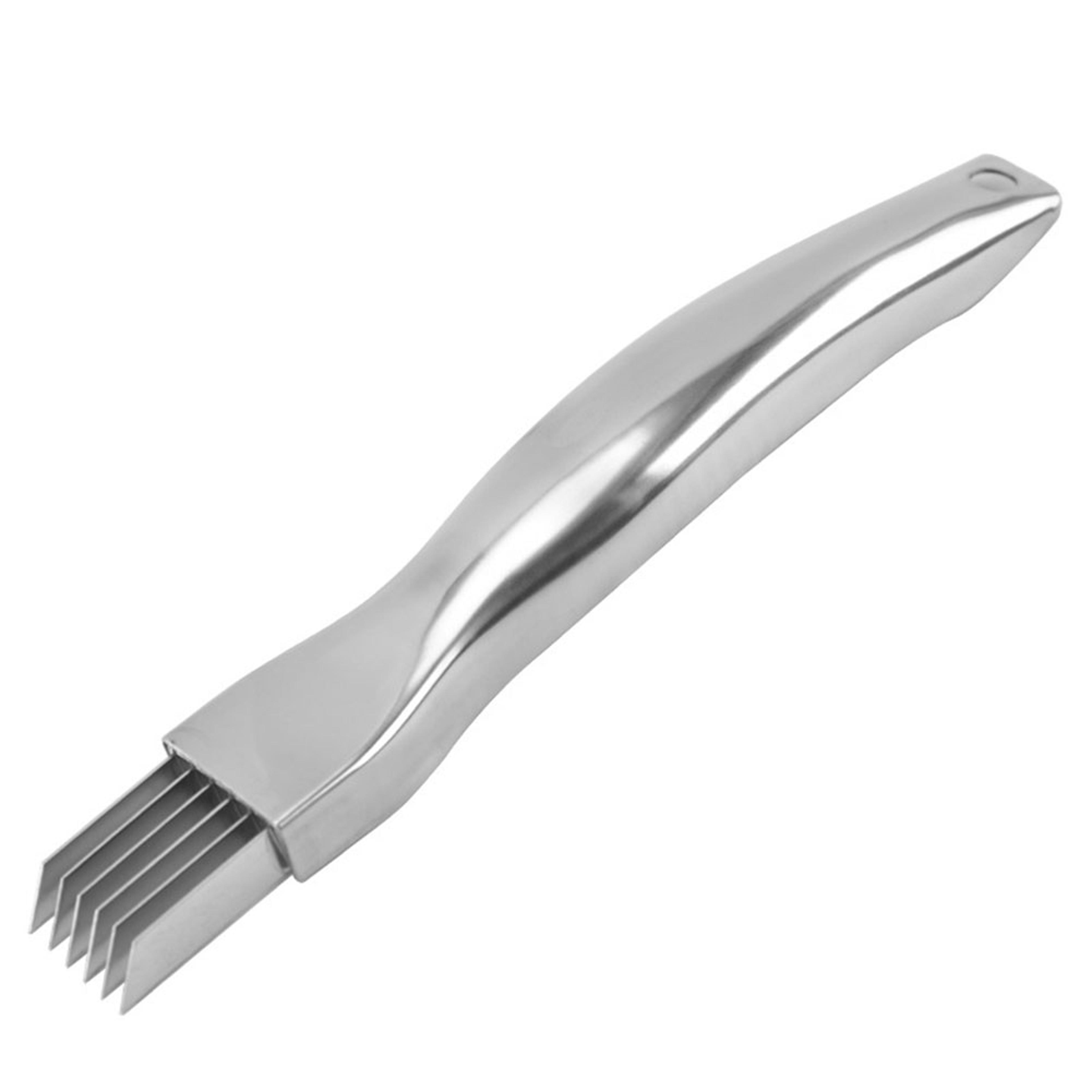 stainless steel spring onion slicer & green onion chopper with blades easy scallion cutter for fast, uniform