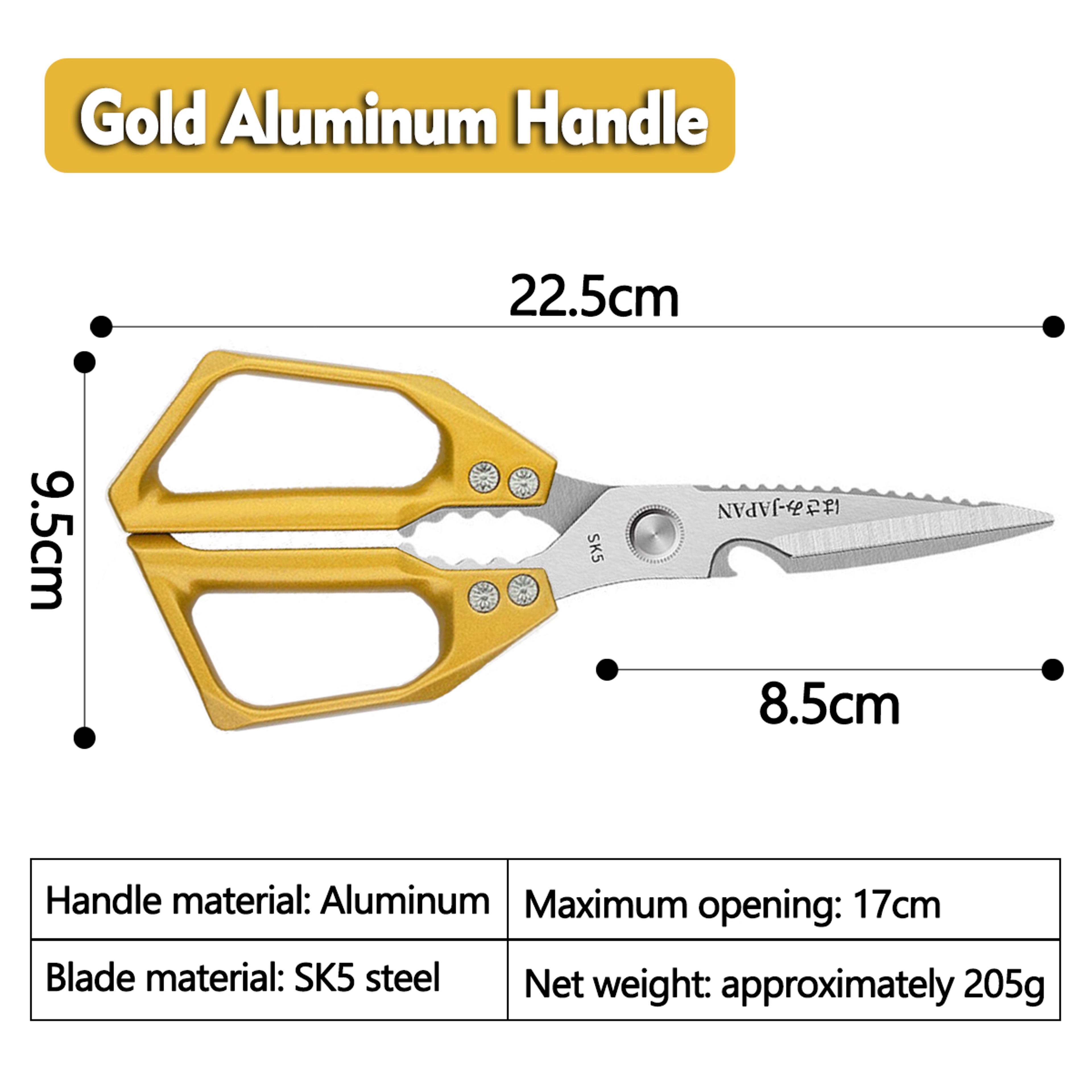 precisioncut pro stainless steel kitchen shears for poultry, fish & bone cutting