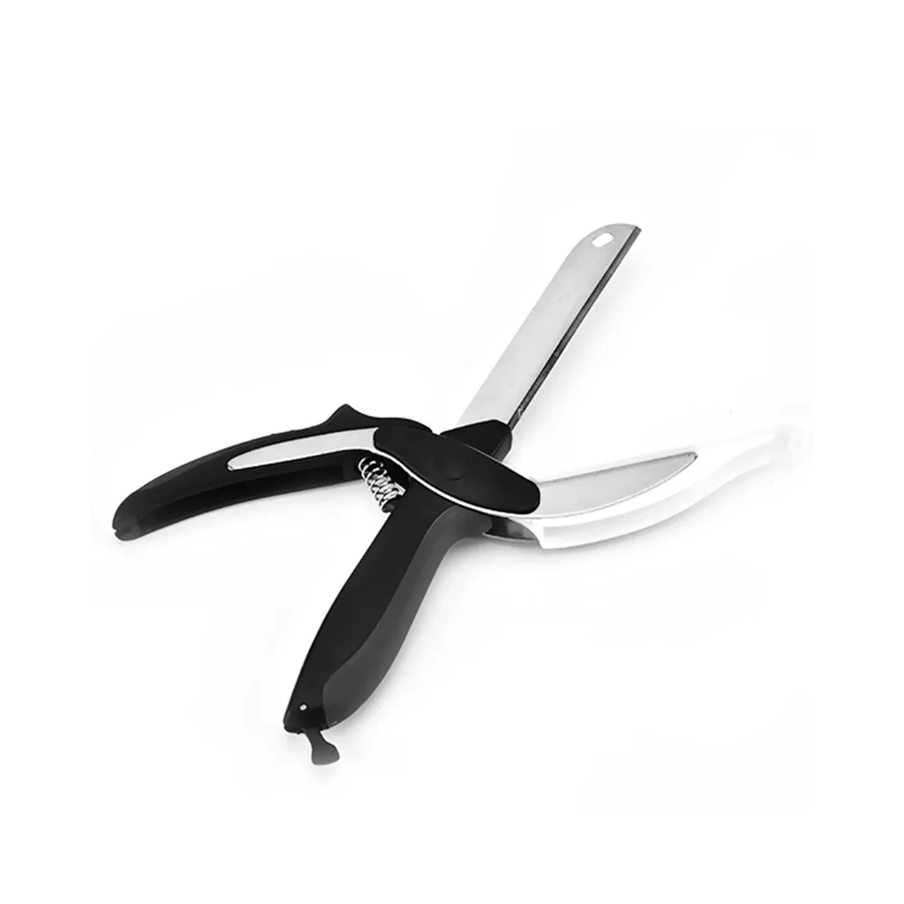 quickslice pro kitchen scissors & cutting board chopper