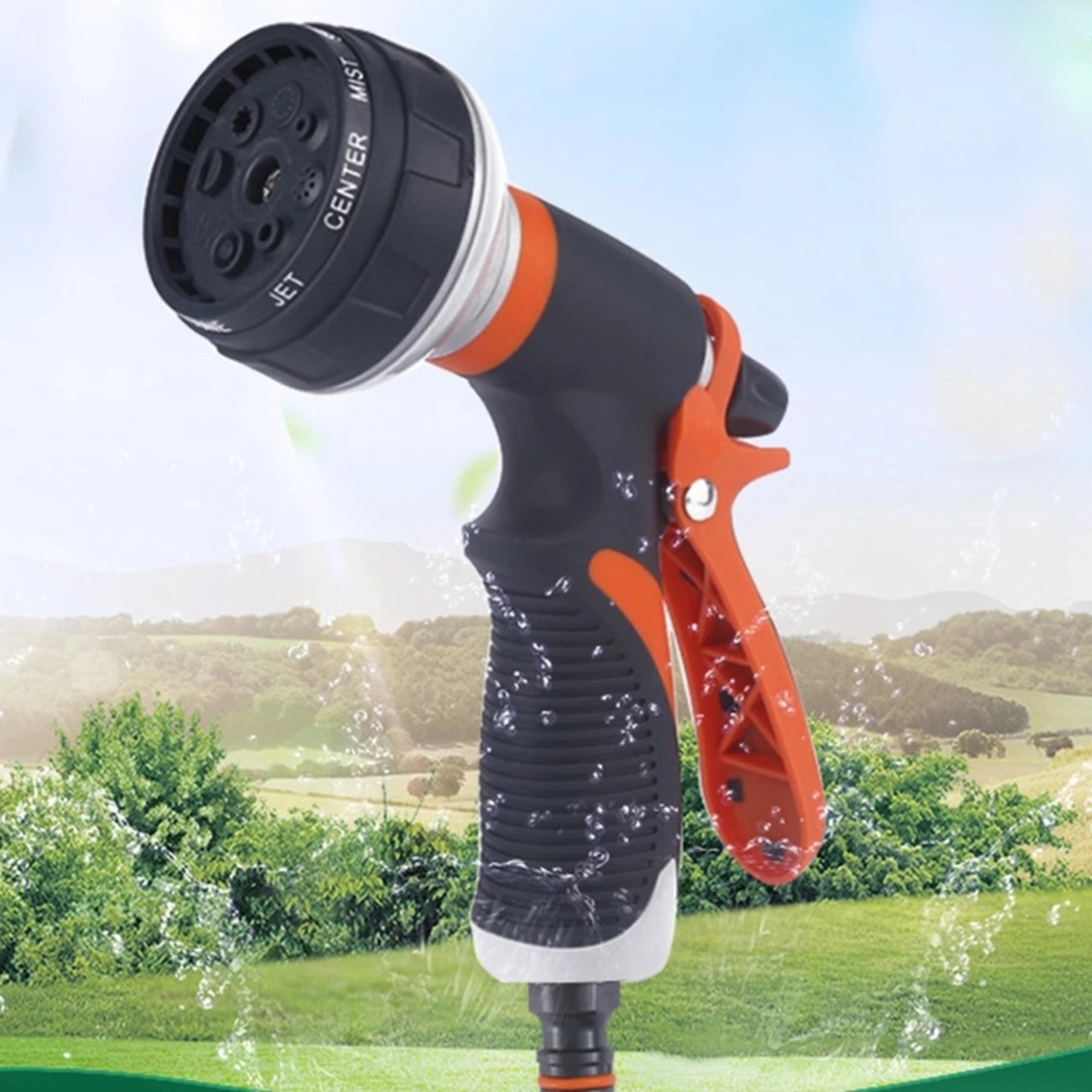 high pressure water spray gun garden hose nozzle adjustable car wash cleaning sprayer