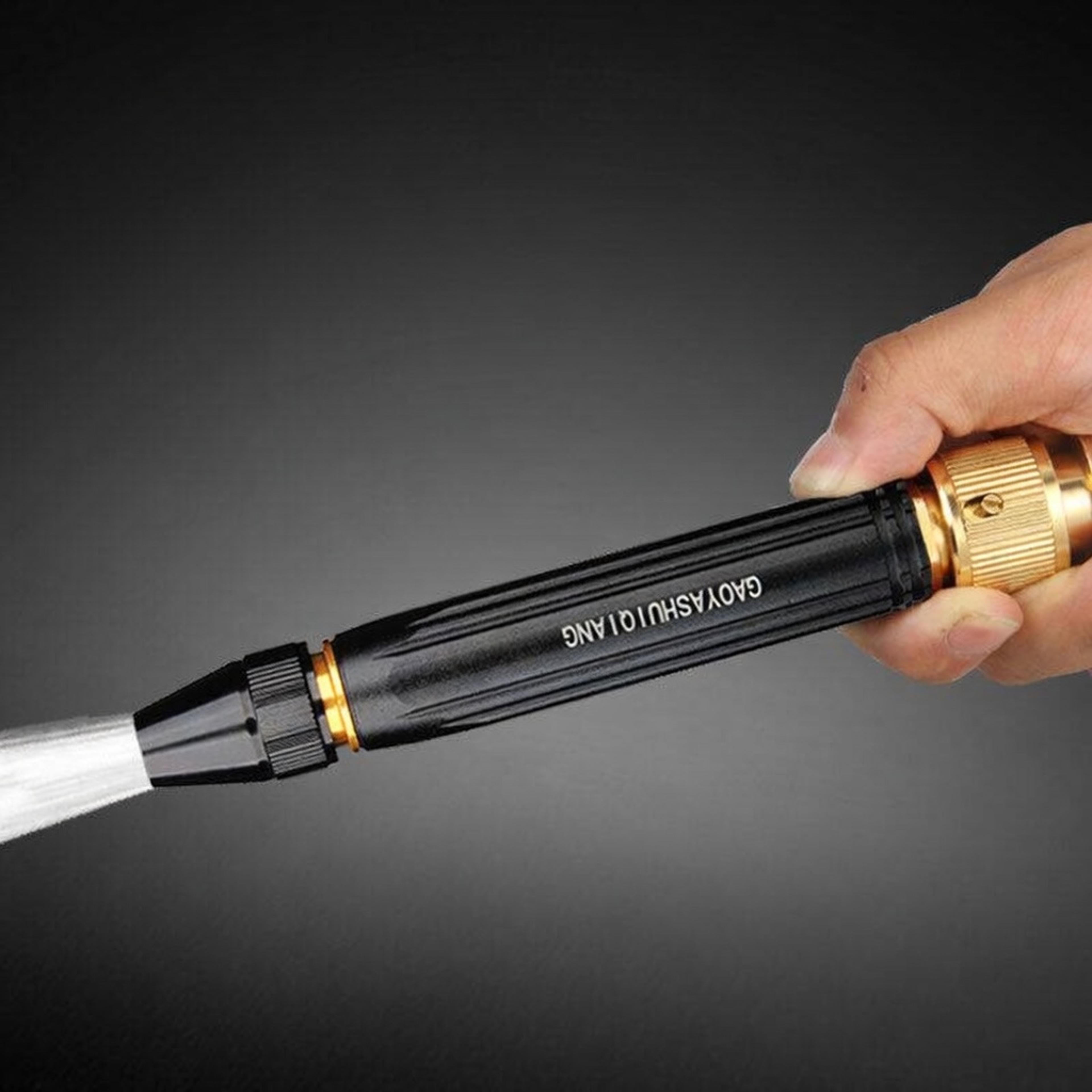 premium adjustable garden hose nozzle & high pressure water gun for car wash and outdoor cleaning