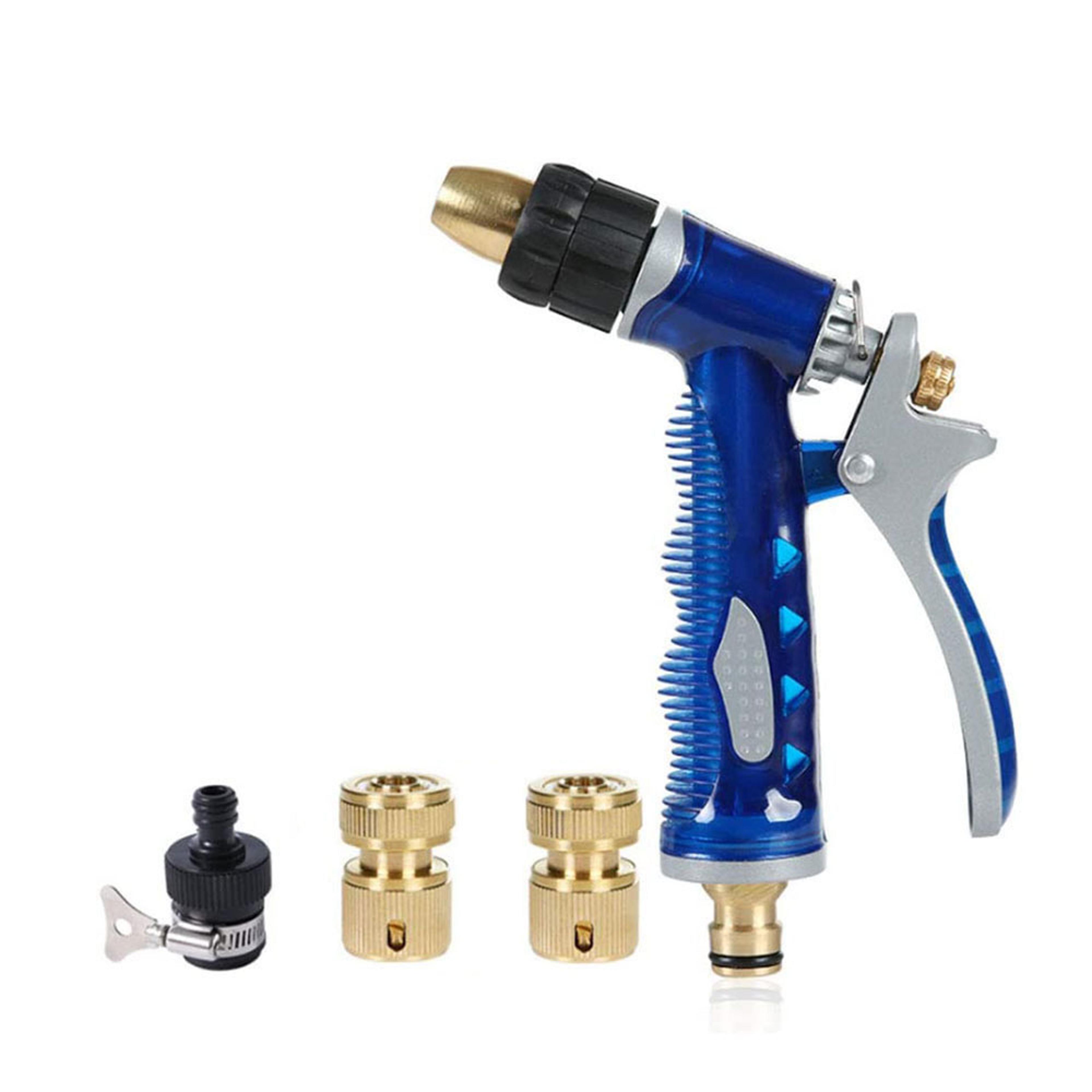 ultimate high pressure garden & car wash hose nozzle portable adjustable brass water gun