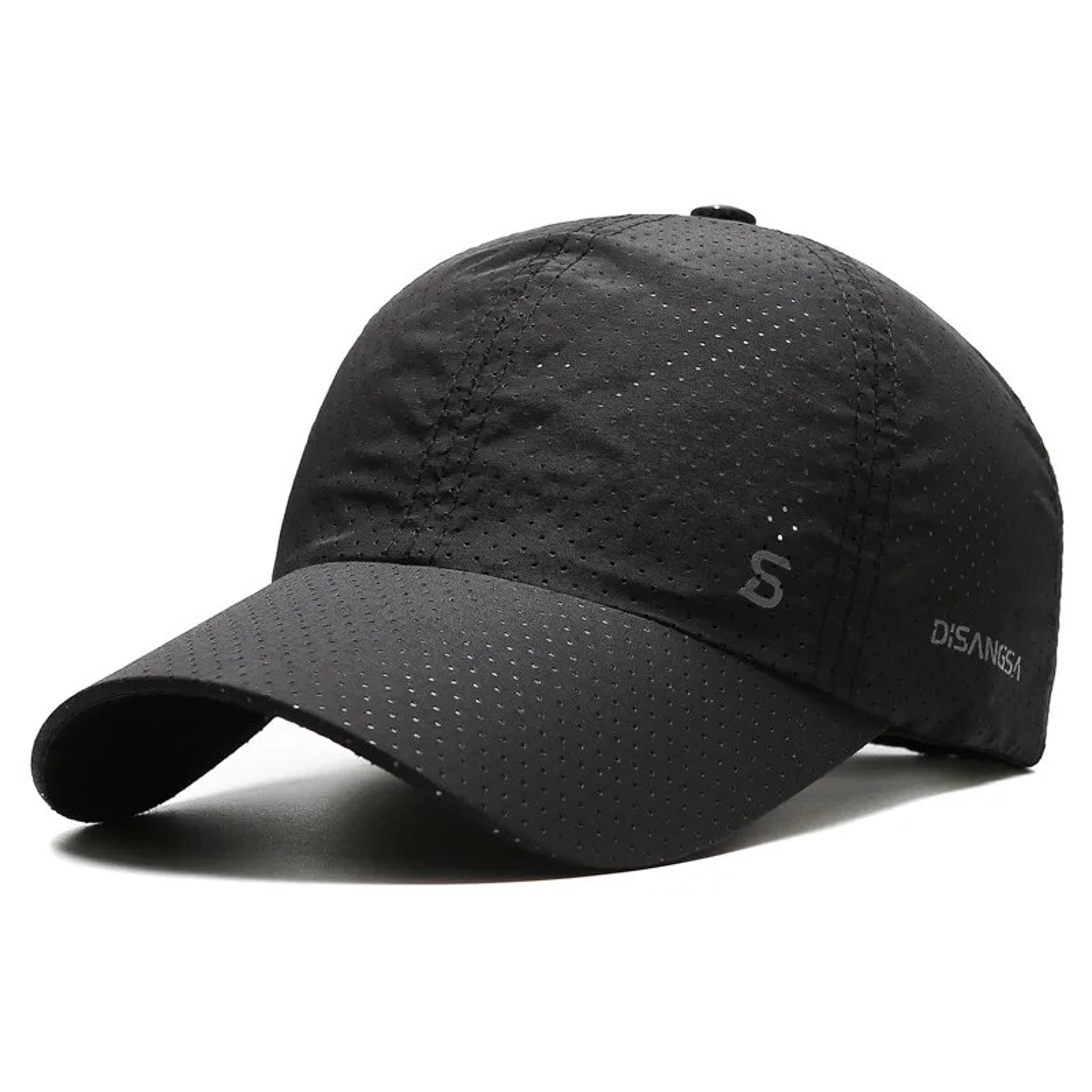 mens performance breathable quick dry outdoor running & sun fishing cap