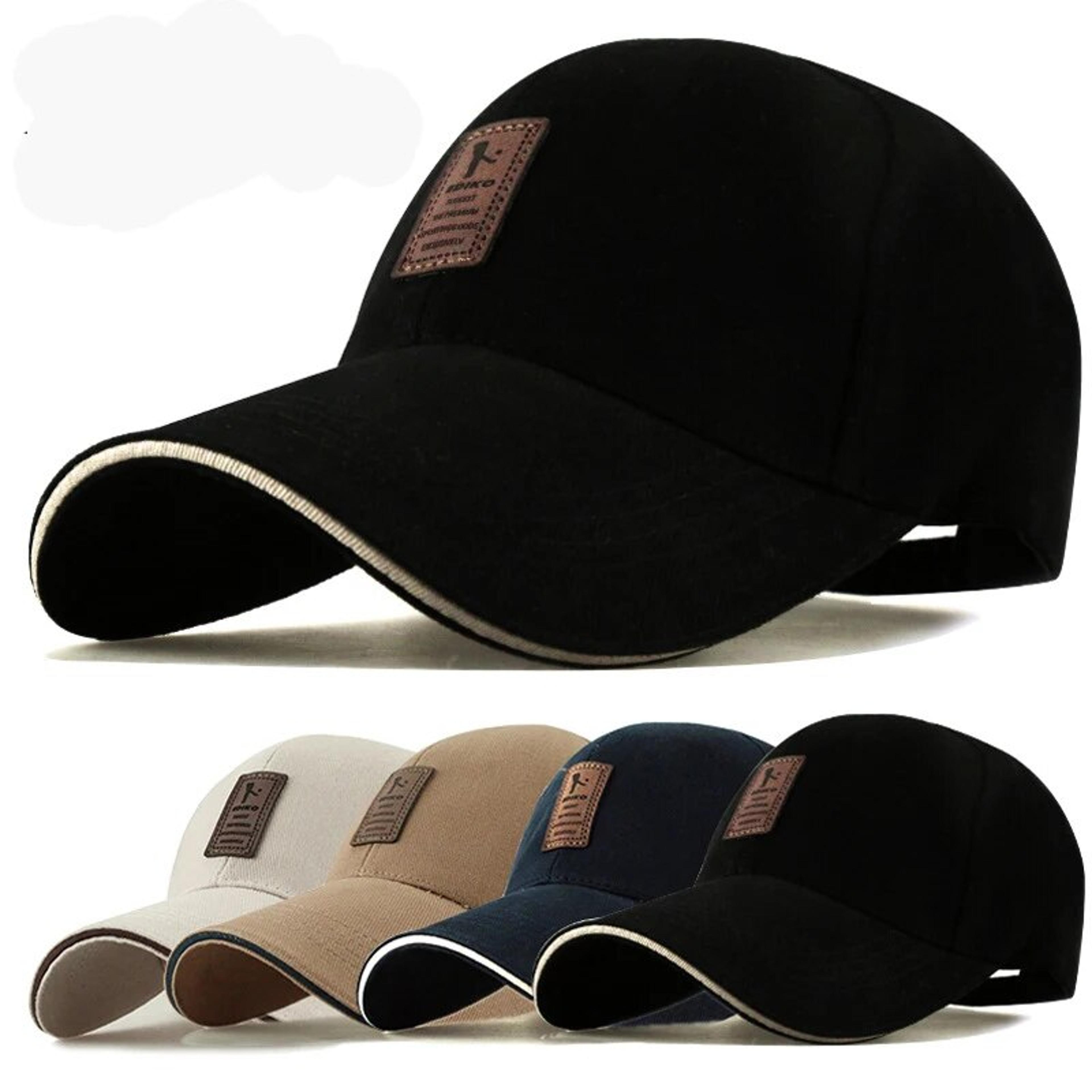 mens classic cotton baseball cap adjustable sun protection hat for outdoor sports & everyday wear
