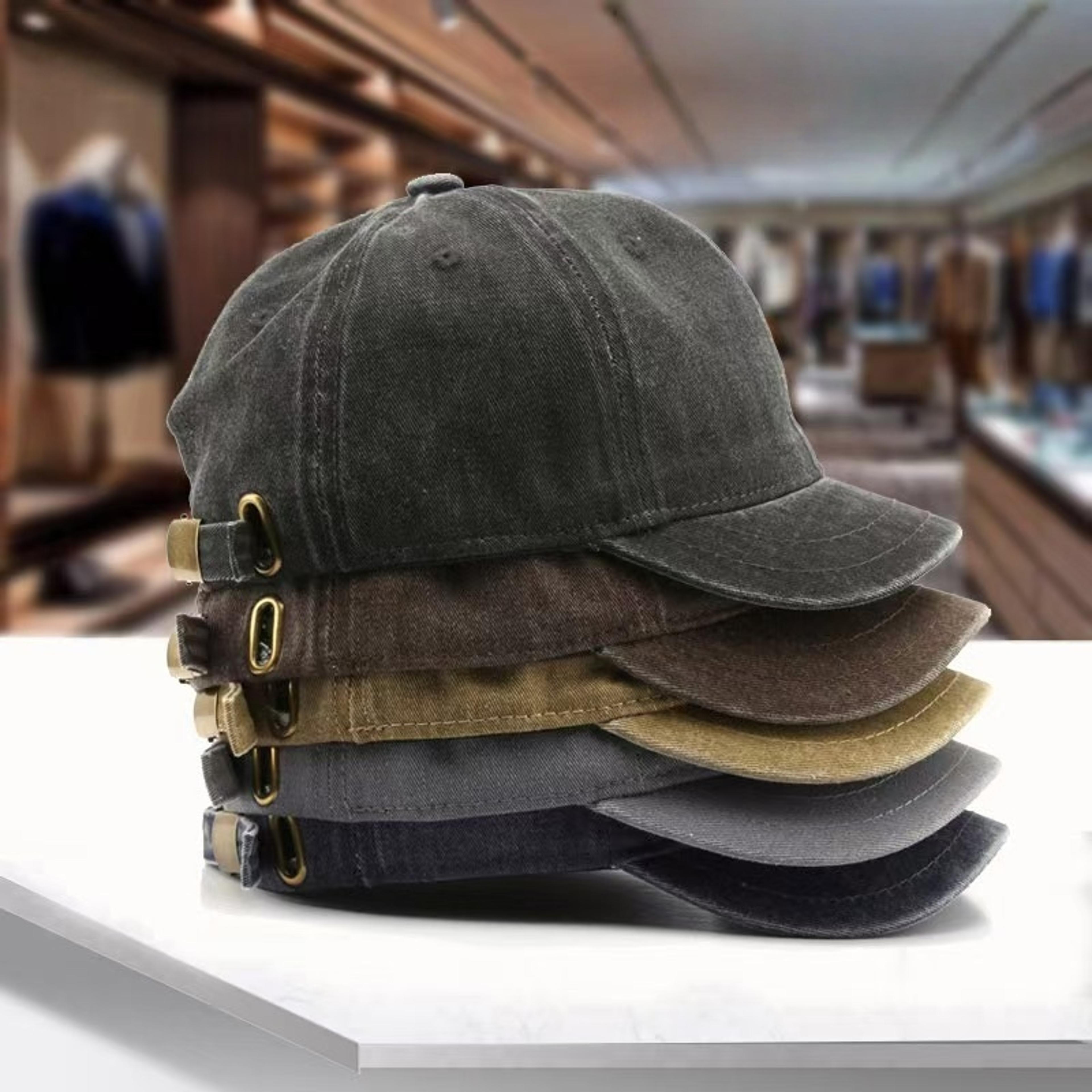classic short brim cotton dad hat adjustable low profile baseball cap for men & women