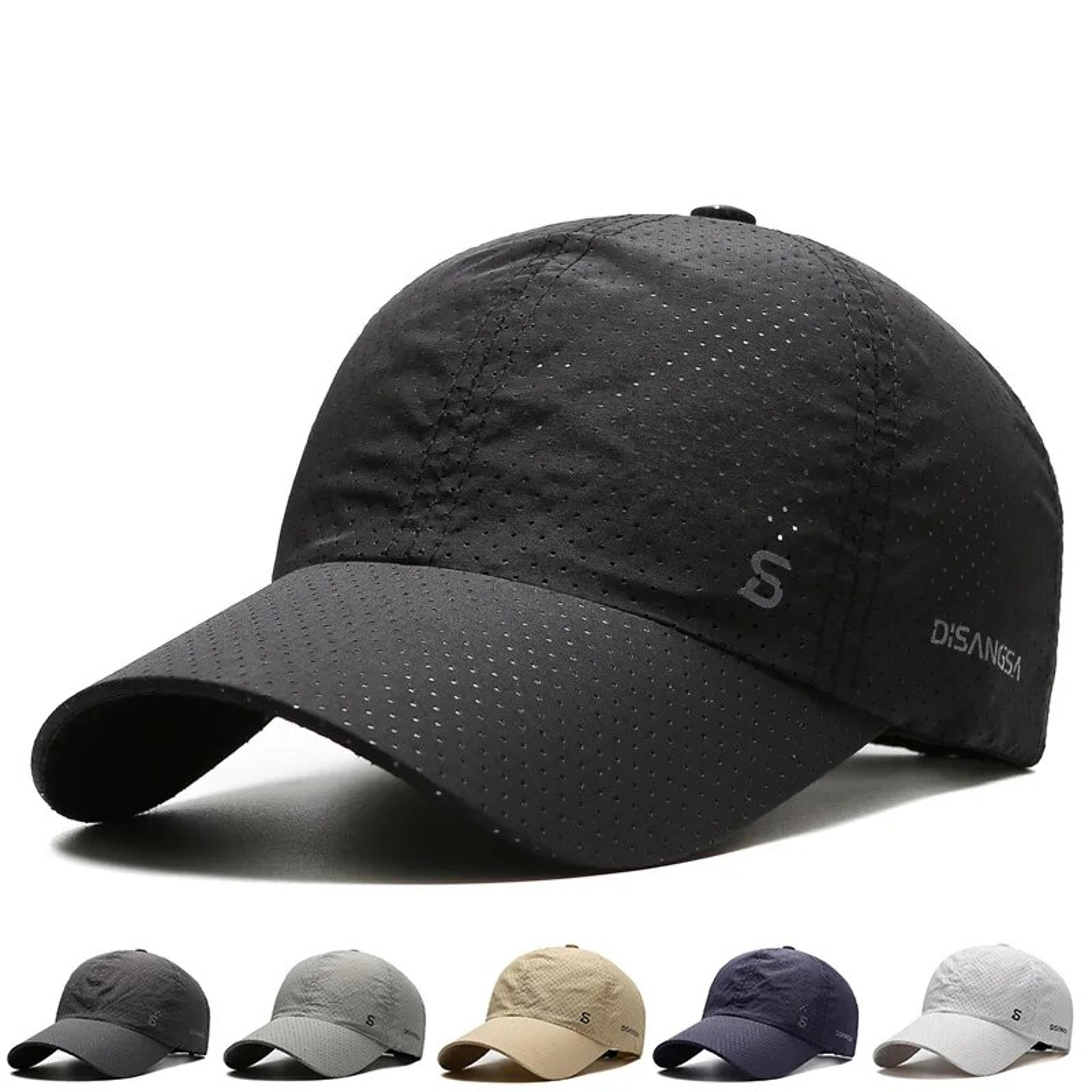 quick dry breathable running cap for men lightweight sun protection sports baseball hat