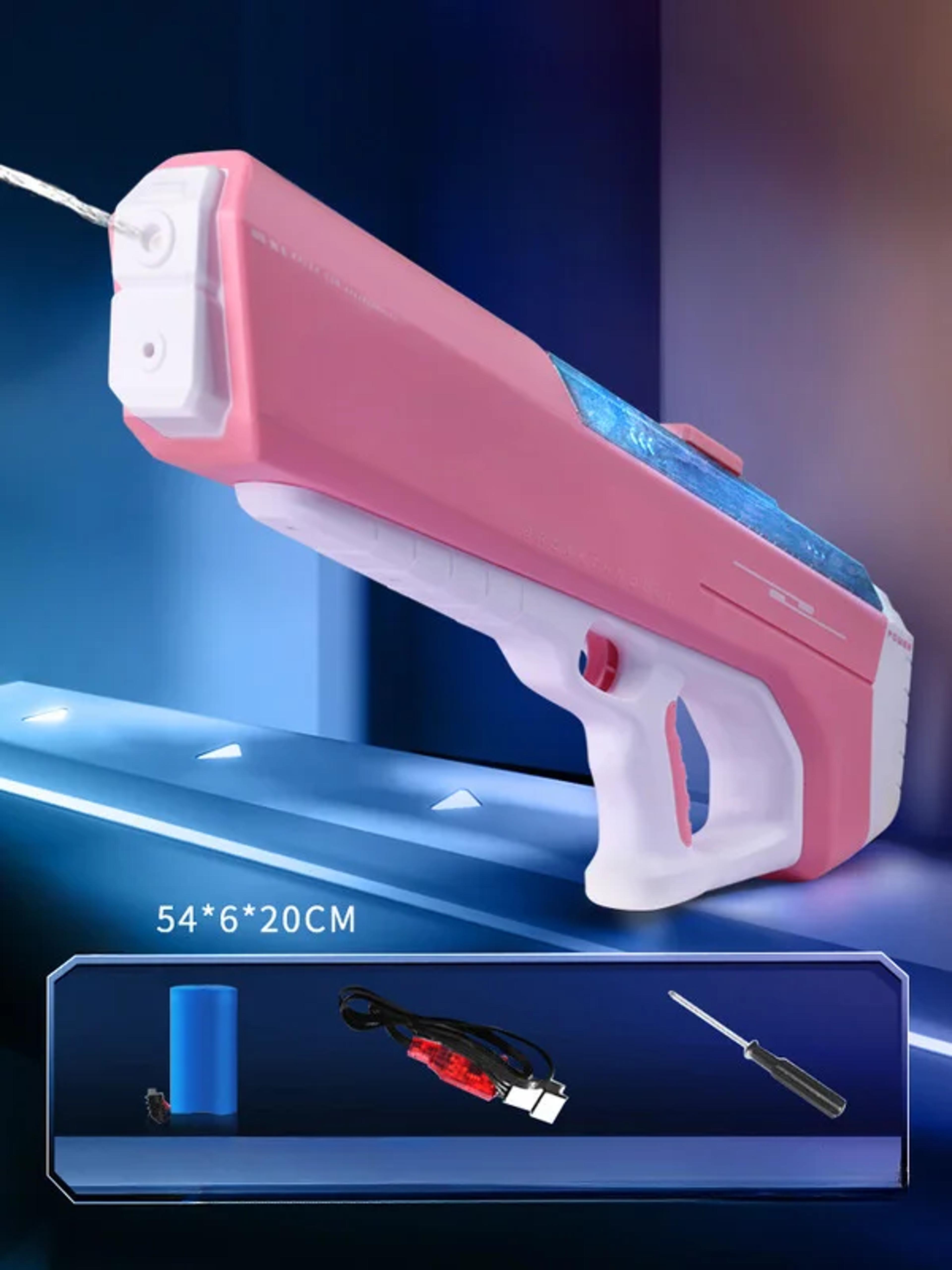 rechargeable electric water gun with laser sight automatic high pressure water blaster for kids & adults