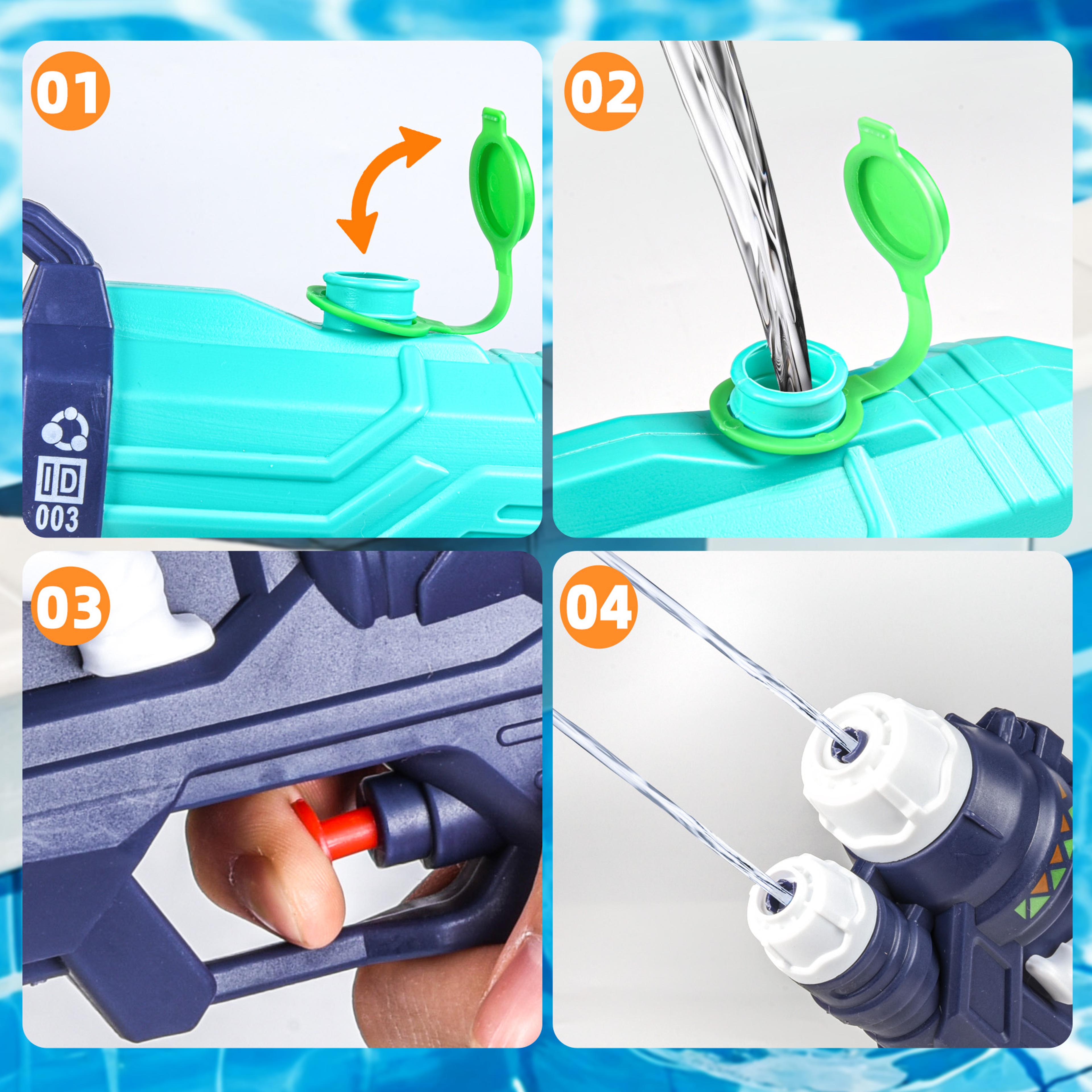 high capacity water gun for kids long range squirt gun for pool fun