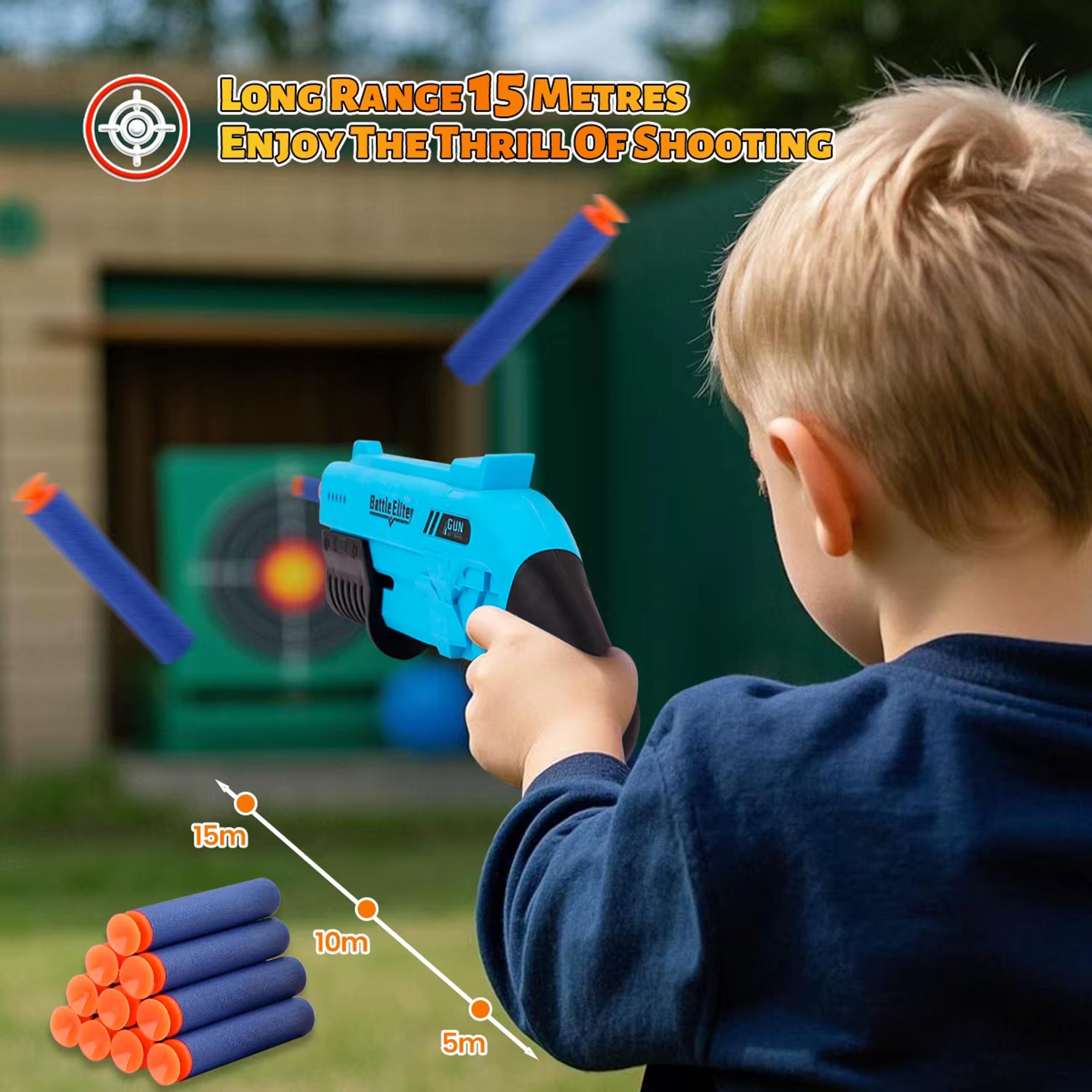 outdoor foam dart blaster manual foam blaster gun soft bullet toy gun for kids & family games