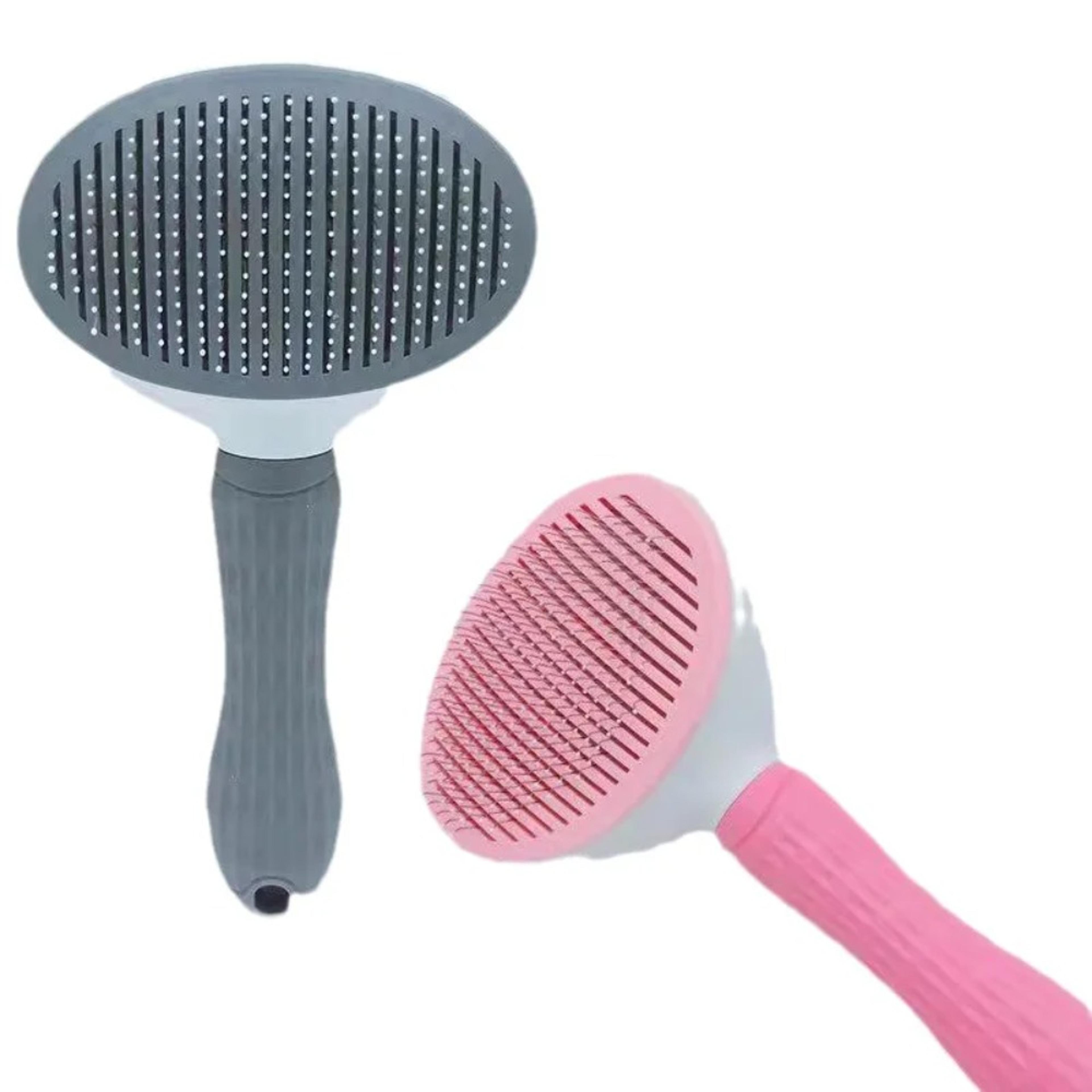 stainless steel dog & cat deshedding grooming brush detangling pet hair remover comb