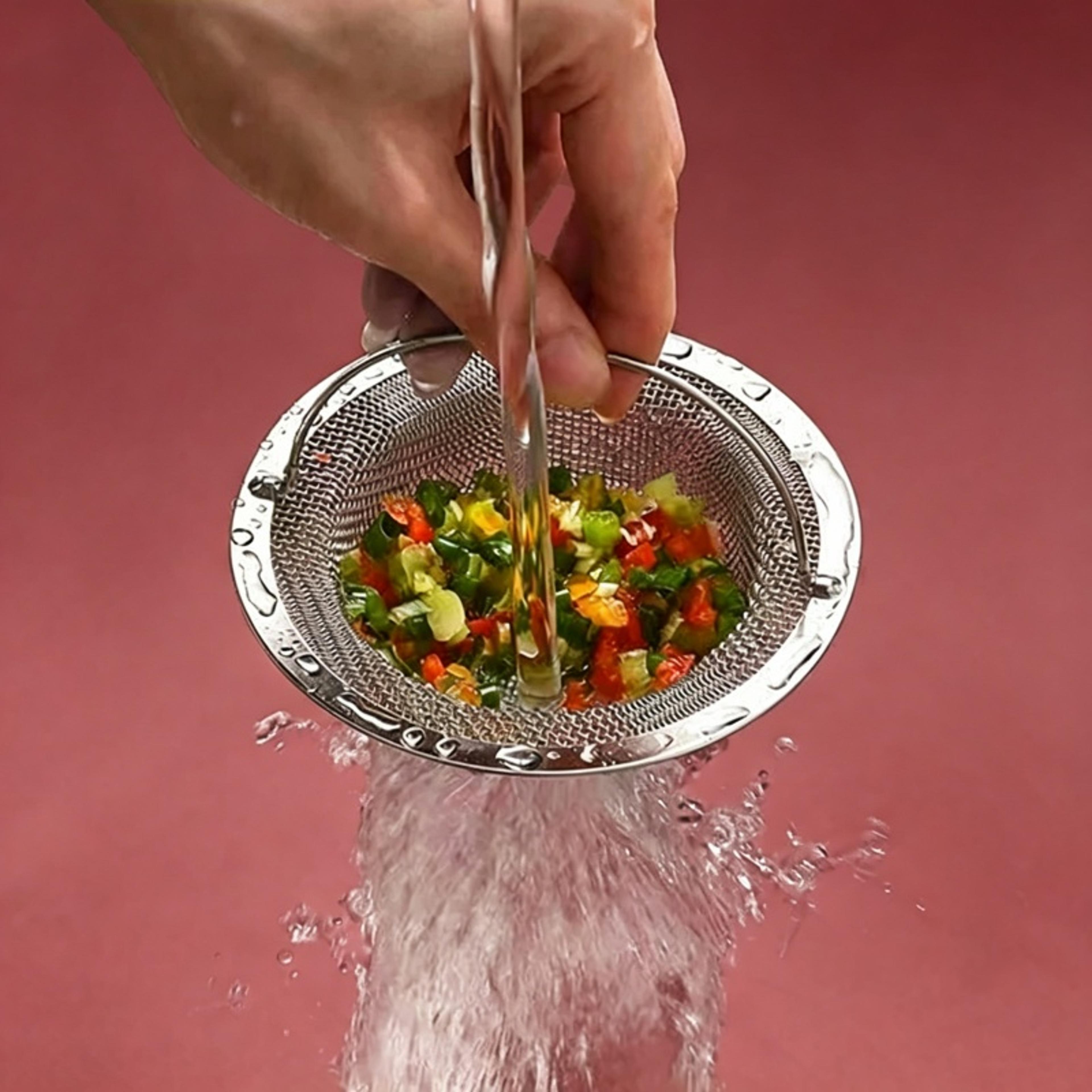 stainless steel sink strainer kitchen sink drain filter hair catcher basket