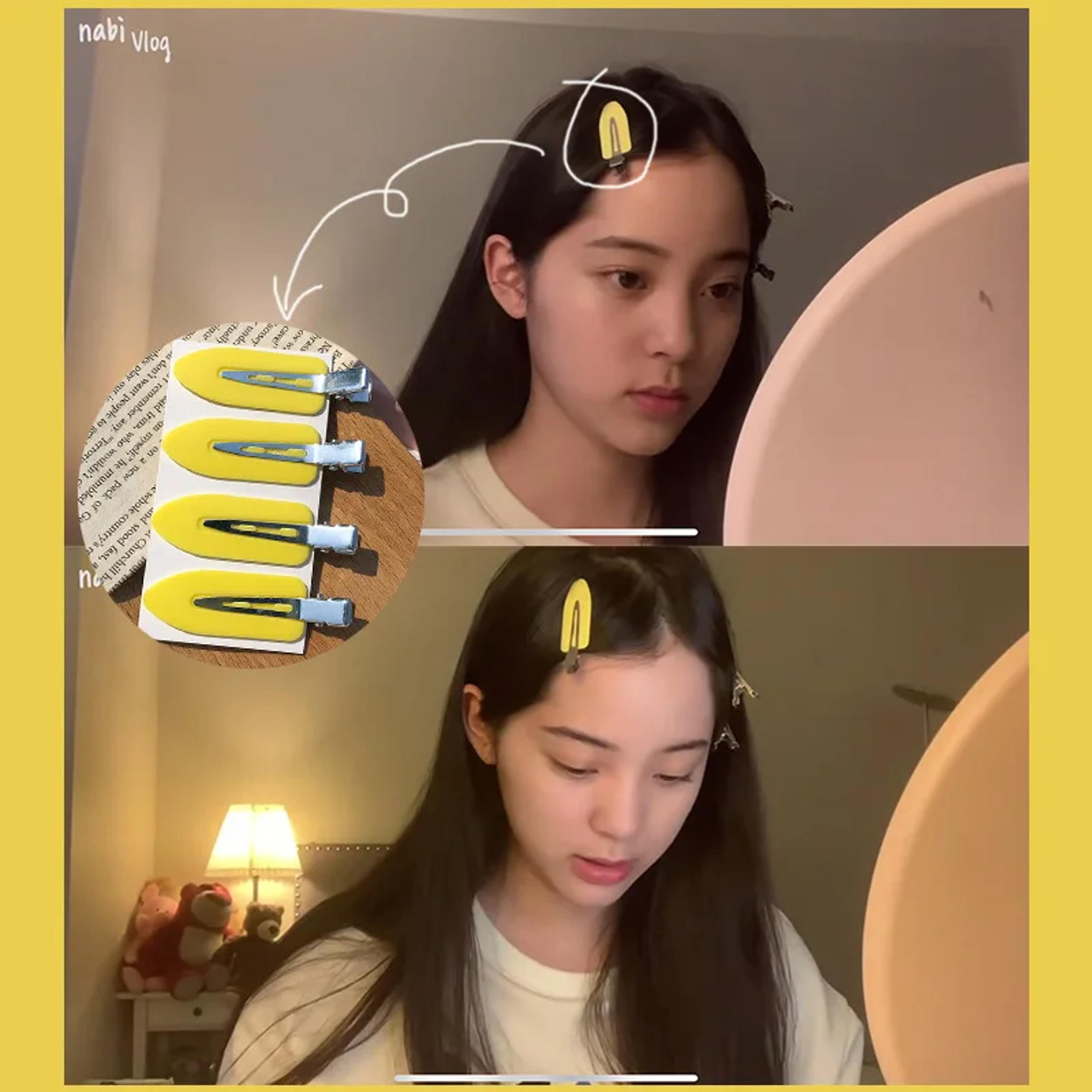 no bend seamless hair clips for makeup, styling & face washing